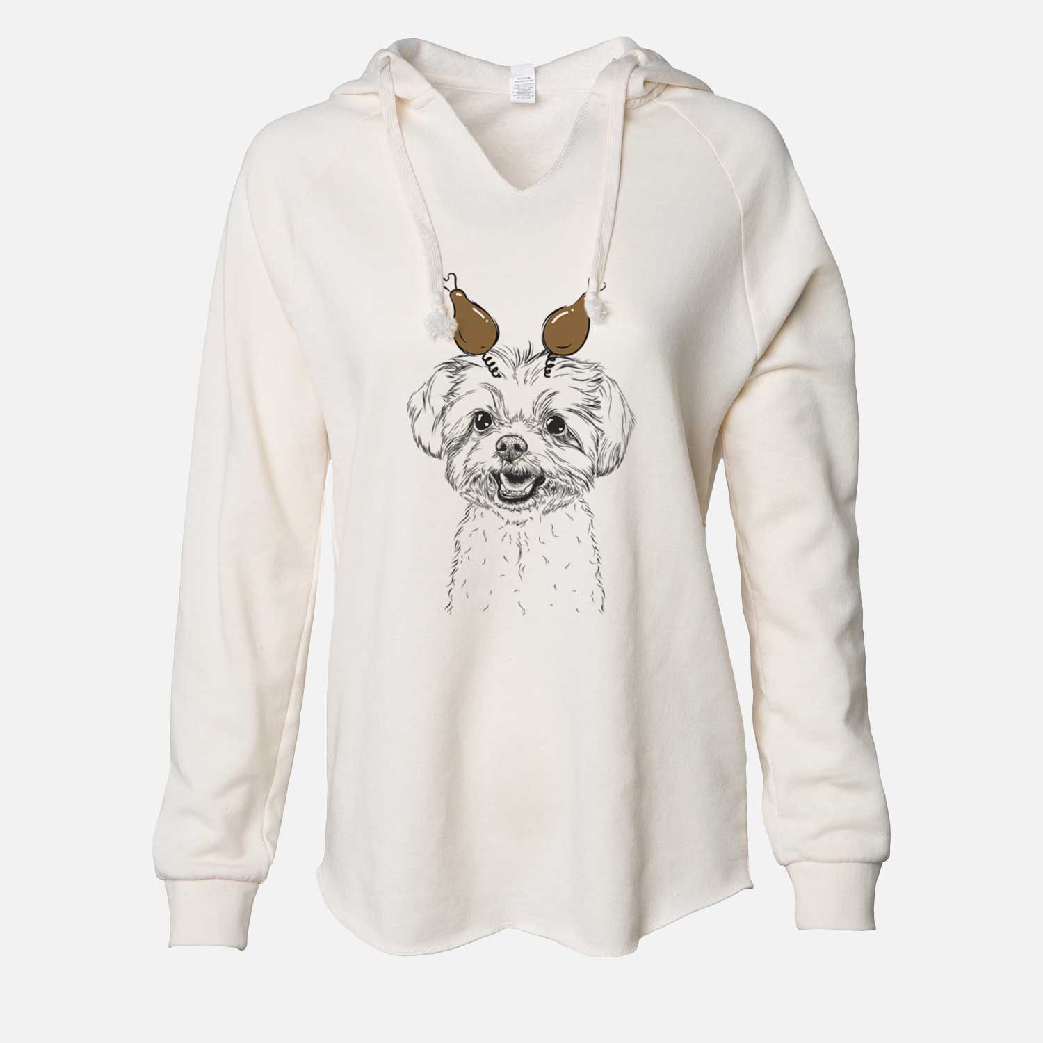 Thanksgiving Aspen the Morkie - Cali Wave Hooded Sweatshirt