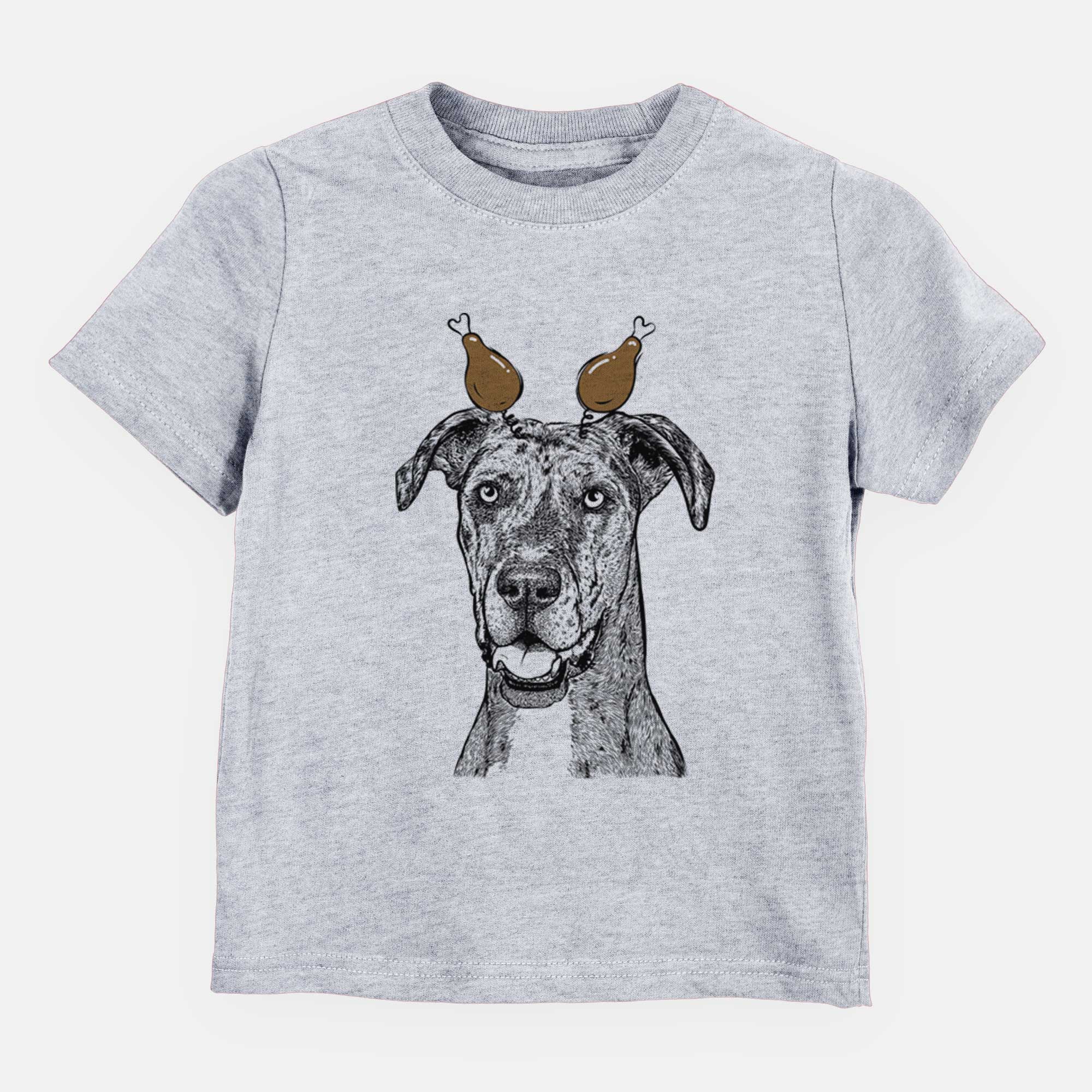 Thanksgiving Athena the Merle Great Dane - Kids/Youth/Toddler Shirt