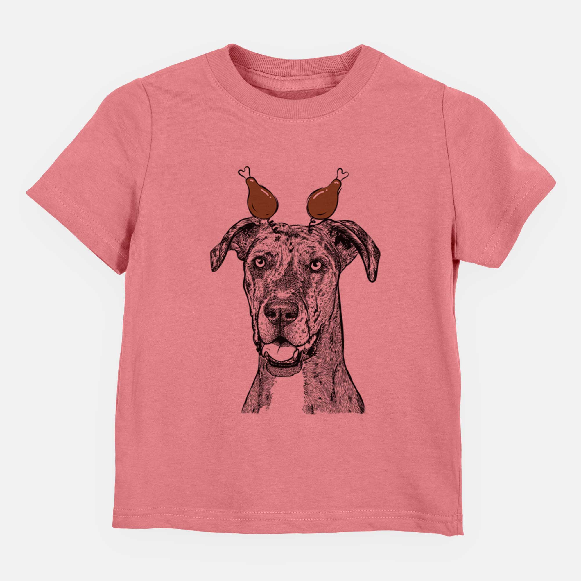 Thanksgiving Athena the Merle Great Dane - Kids/Youth/Toddler Shirt