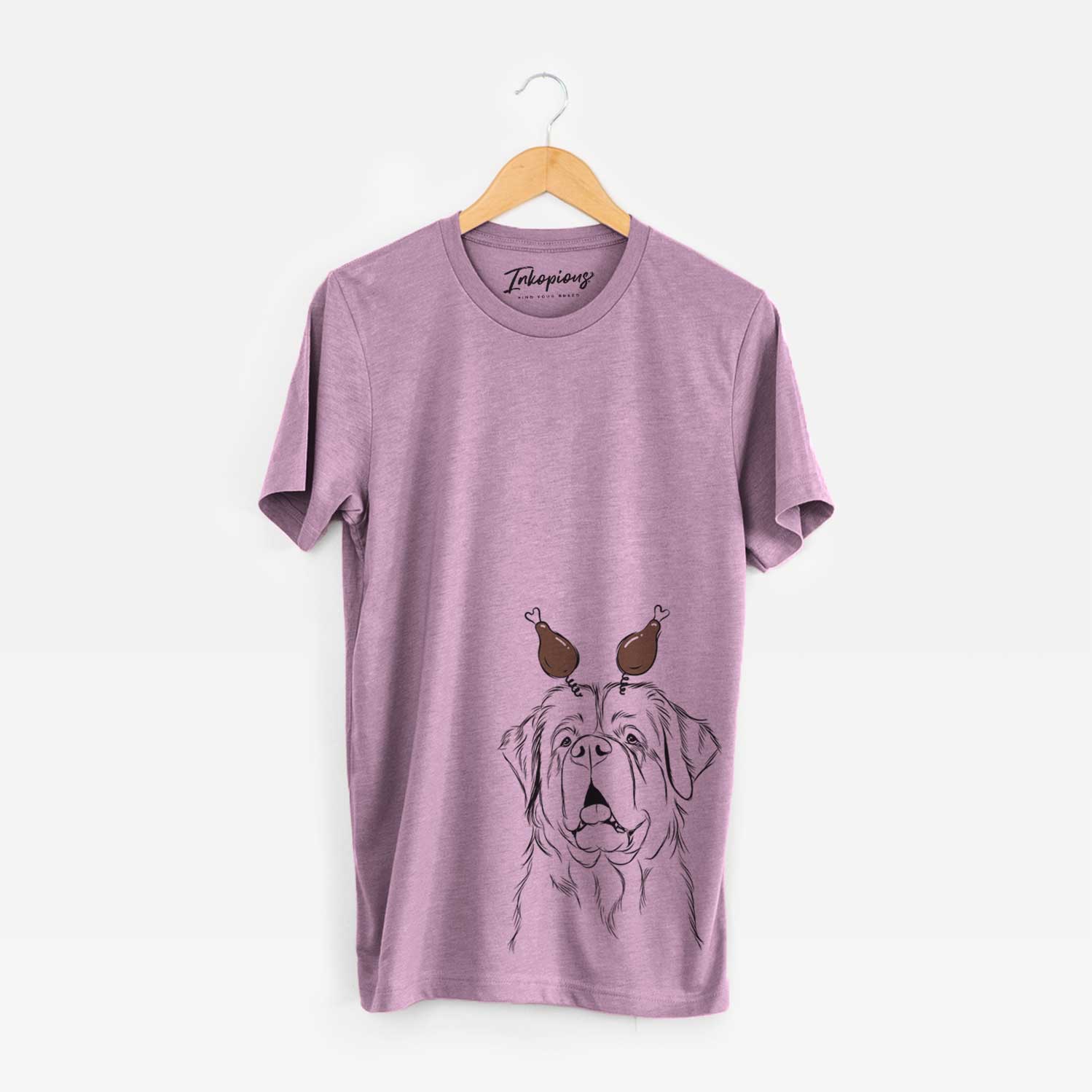 Thanksgiving Atlas the Saint Bernard - Unisex Crewneck