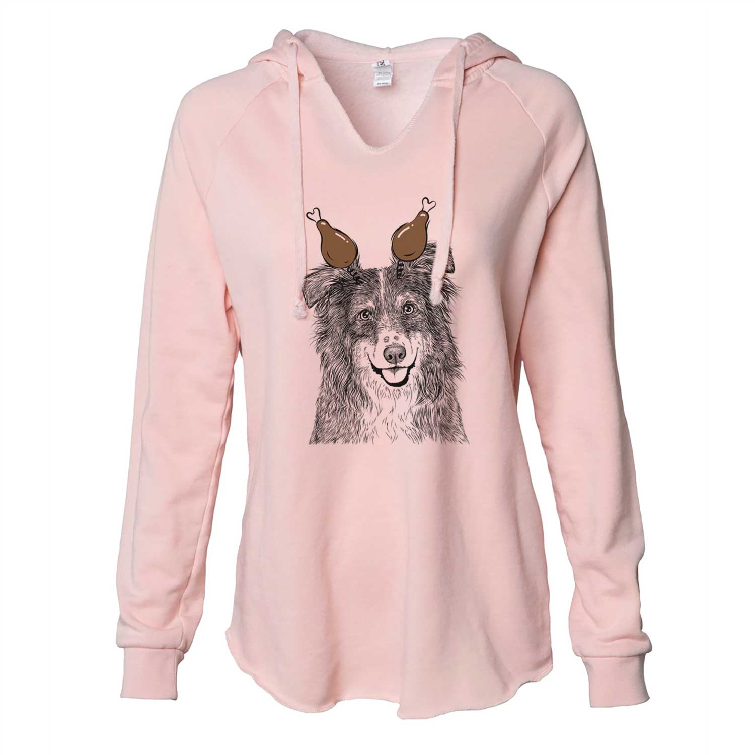 Thanksgiving Aushe the Australian Shepherd - Cali Wave Hooded Sweatshirt