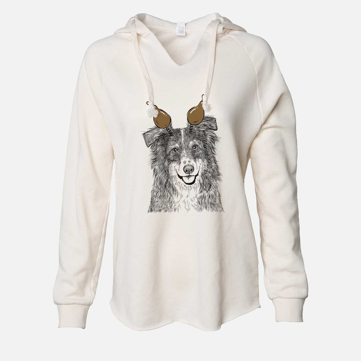 Thanksgiving Aushe the Australian Shepherd - Cali Wave Hooded Sweatshirt