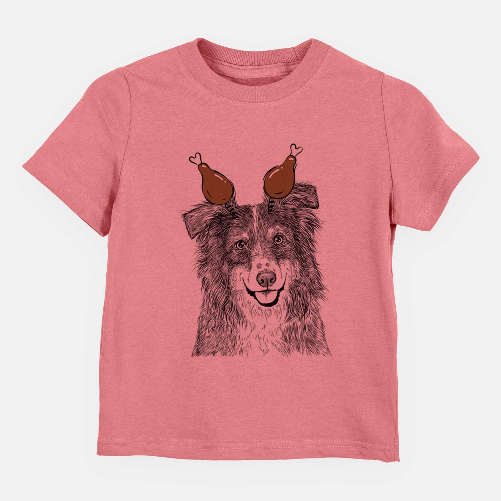 Thanksgiving Aushe the Australian Shepherd - Kids/Youth/Toddler Shirt