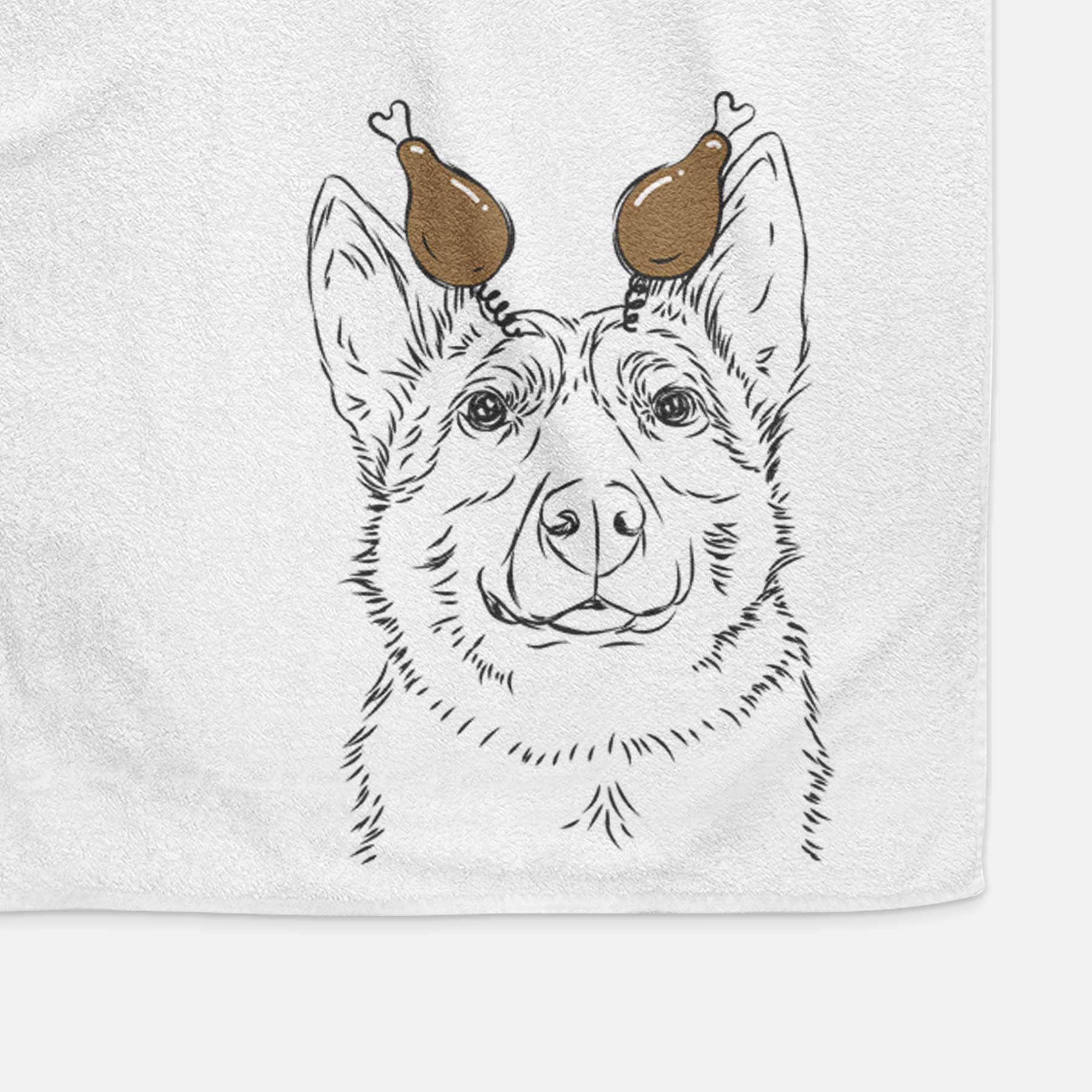 Austin the Heeler Decorative Hand Towel