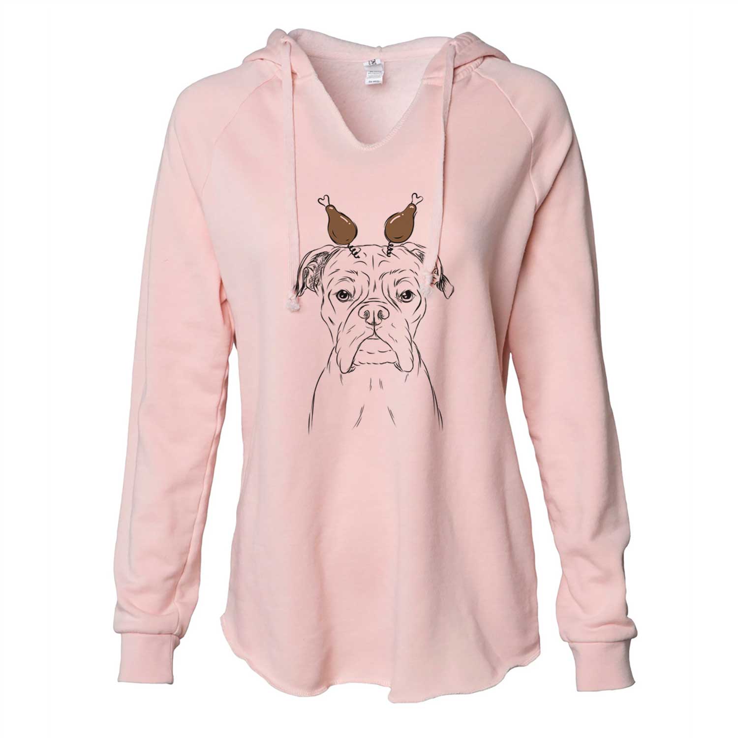 Thanksgiving Axel the Boxer - Cali Wave Hooded Sweatshirt