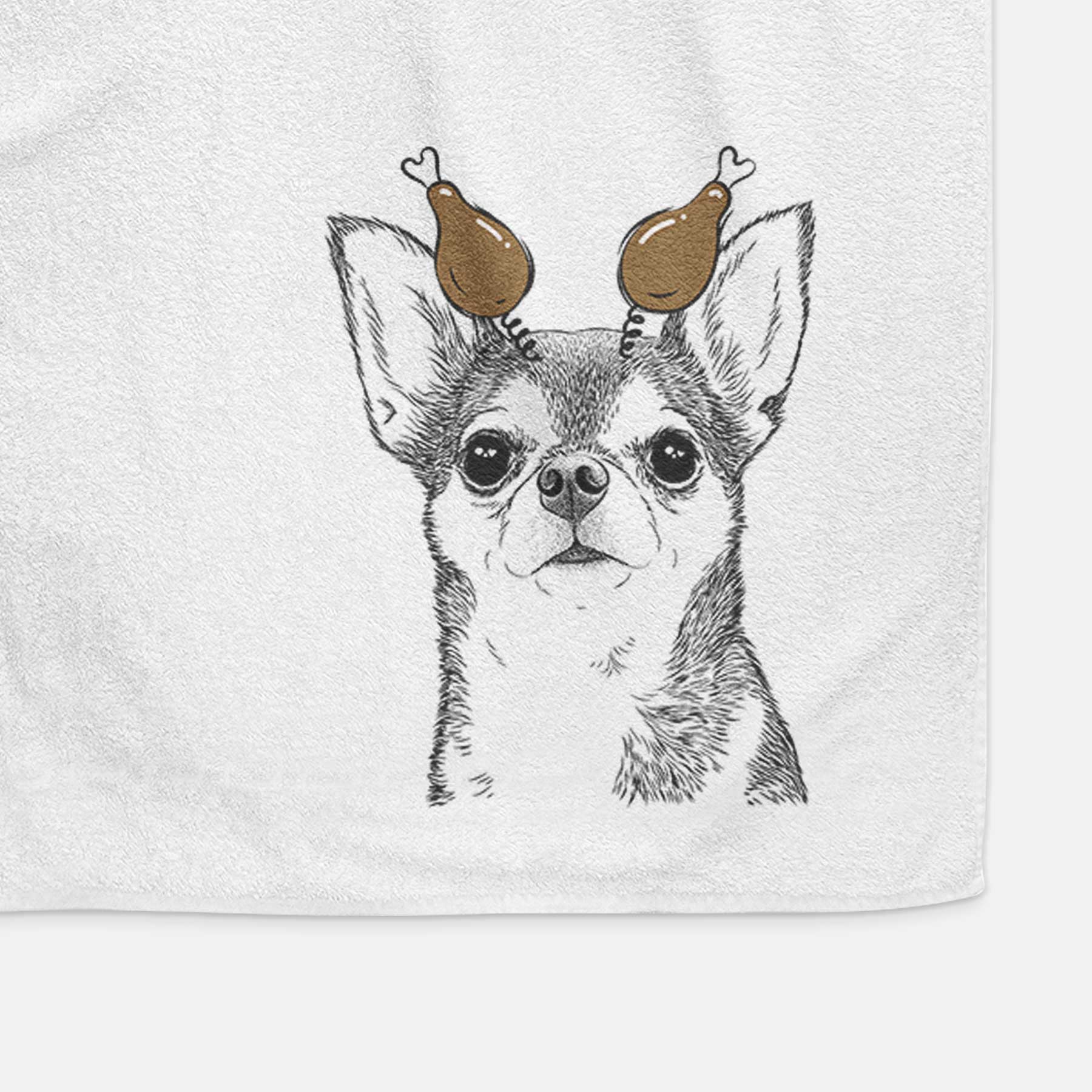 Baby the Chihuahua Decorative Hand Towel