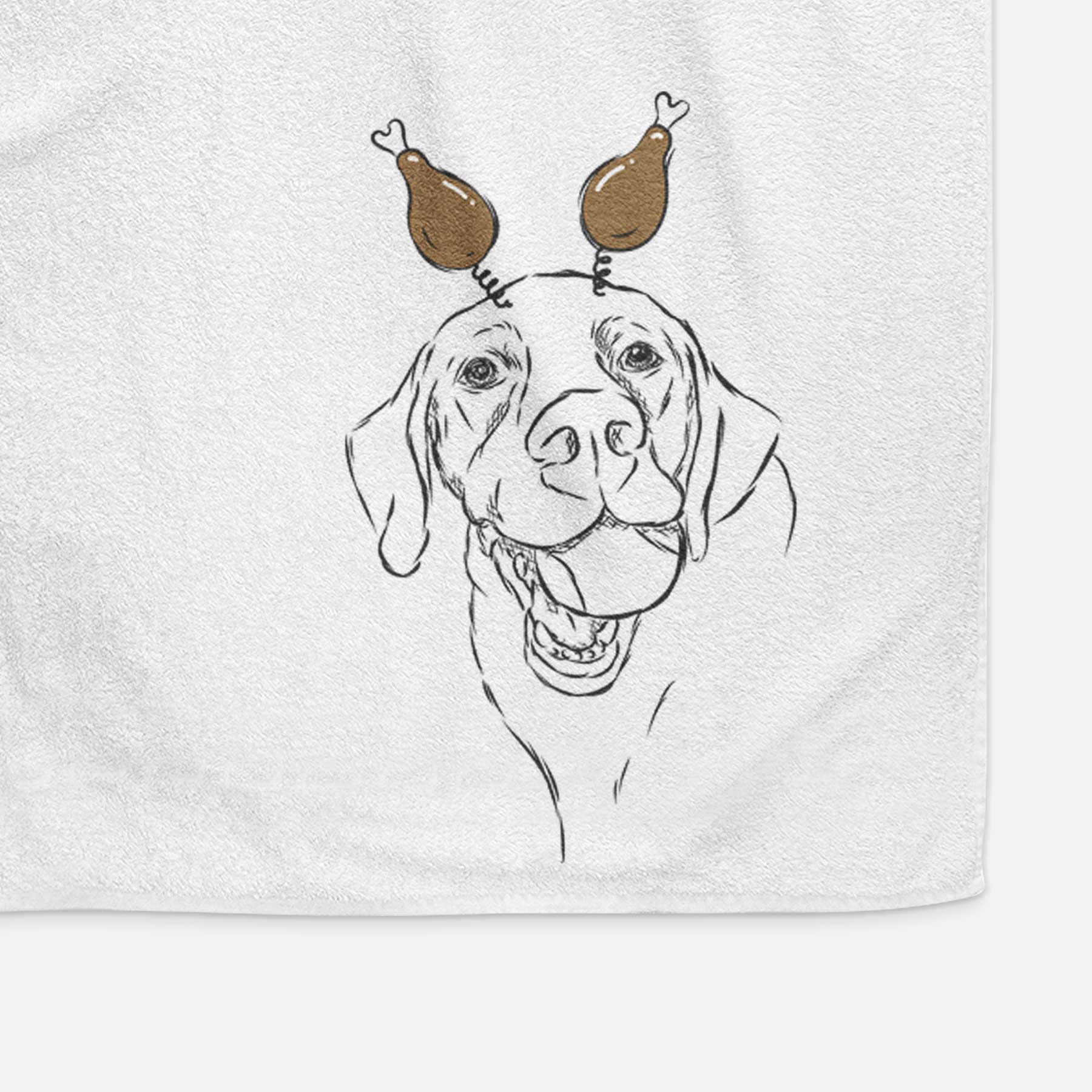 Bailey the Labrador Retriever Decorative Hand Towel