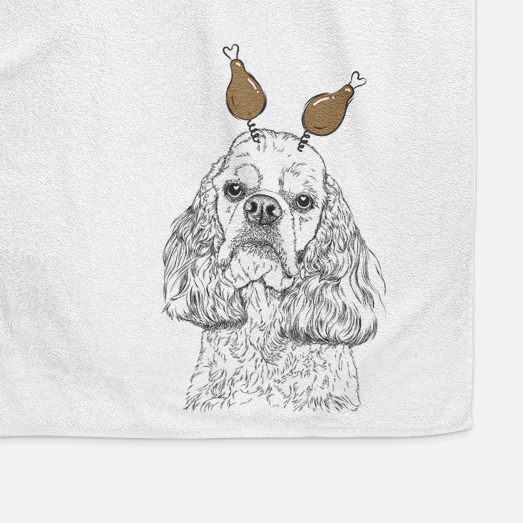 Bailey the American Cocker Spaniel Decorative Hand Towel