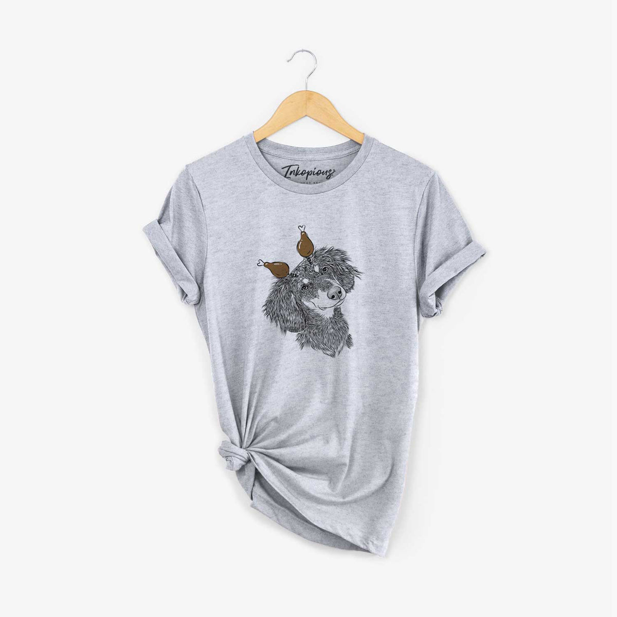 Thanksgiving Bailey the Long Haired Dachshund - Unisex Crewneck