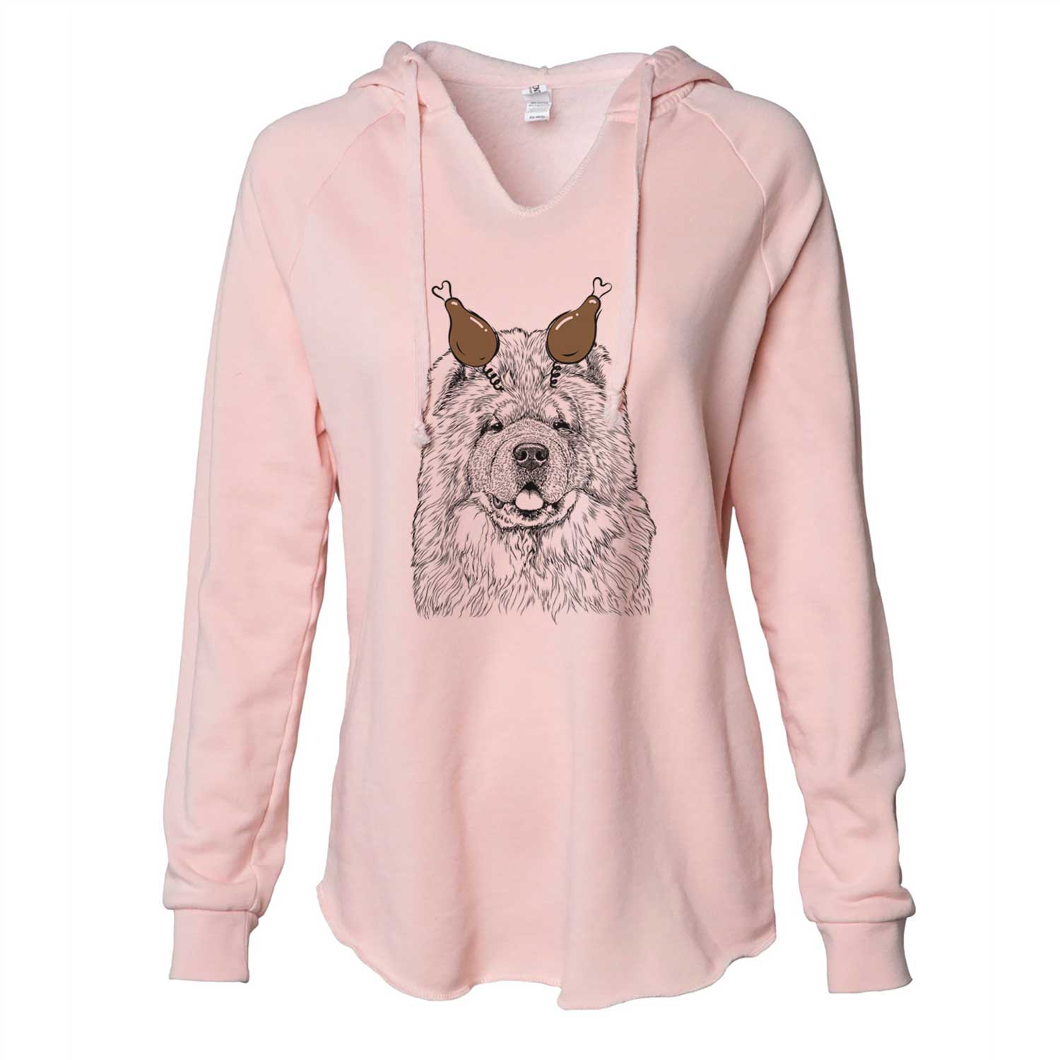 Thanksgiving Baloo the Chow Chow - Cali Wave Hooded Sweatshirt