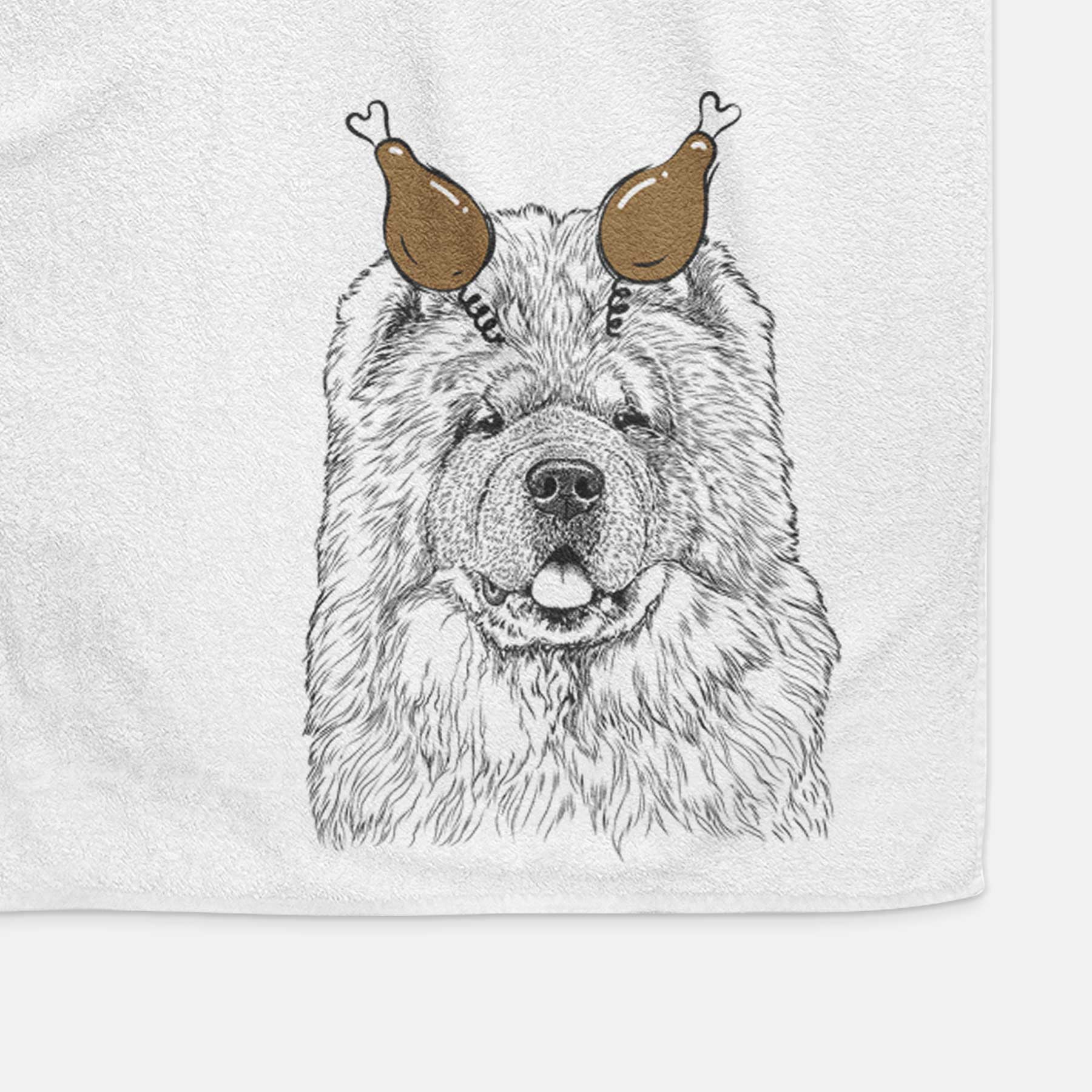 Baloo the Chow Chow Decorative Hand Towel