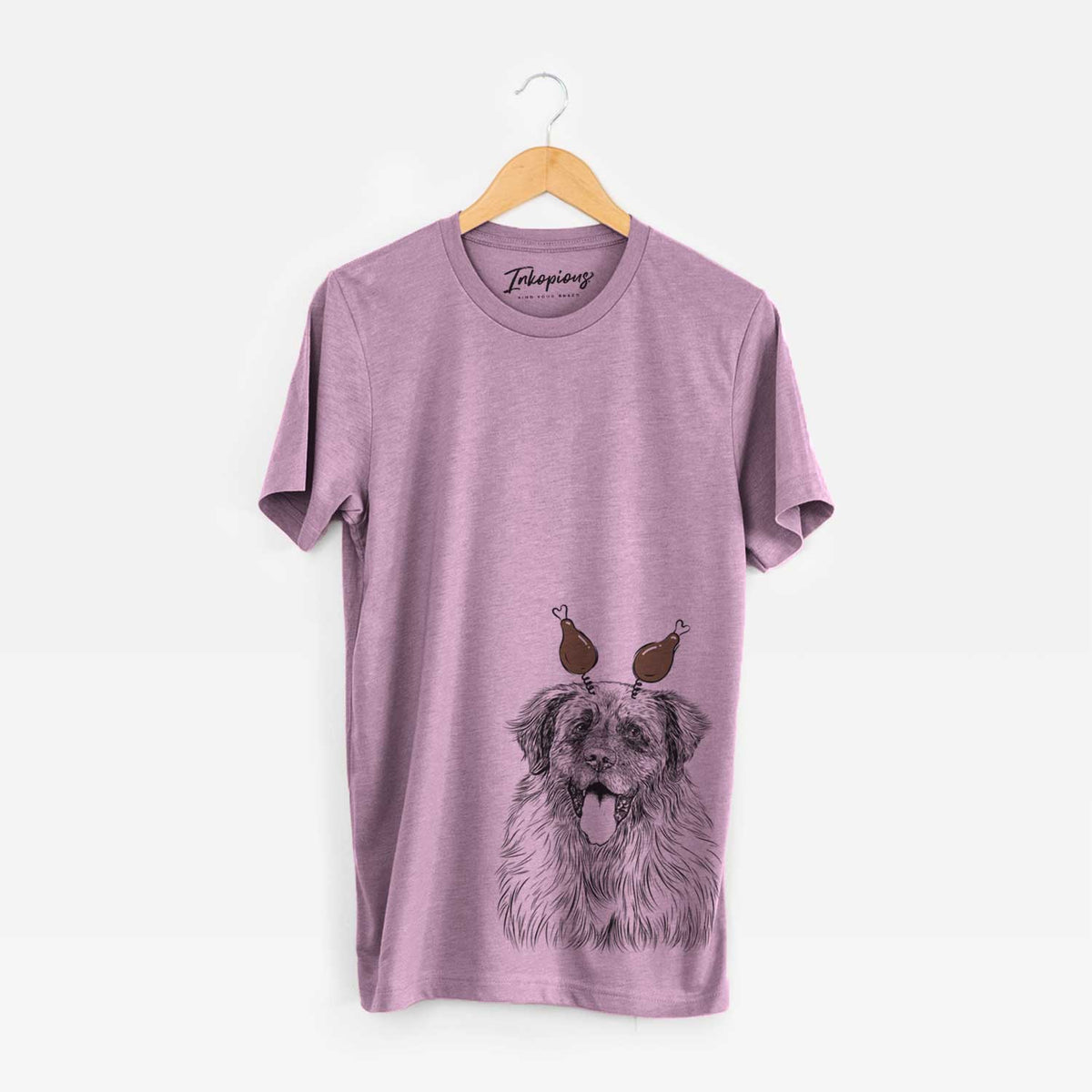 Thanksgiving Bamboo the Leonberger - Unisex Crewneck