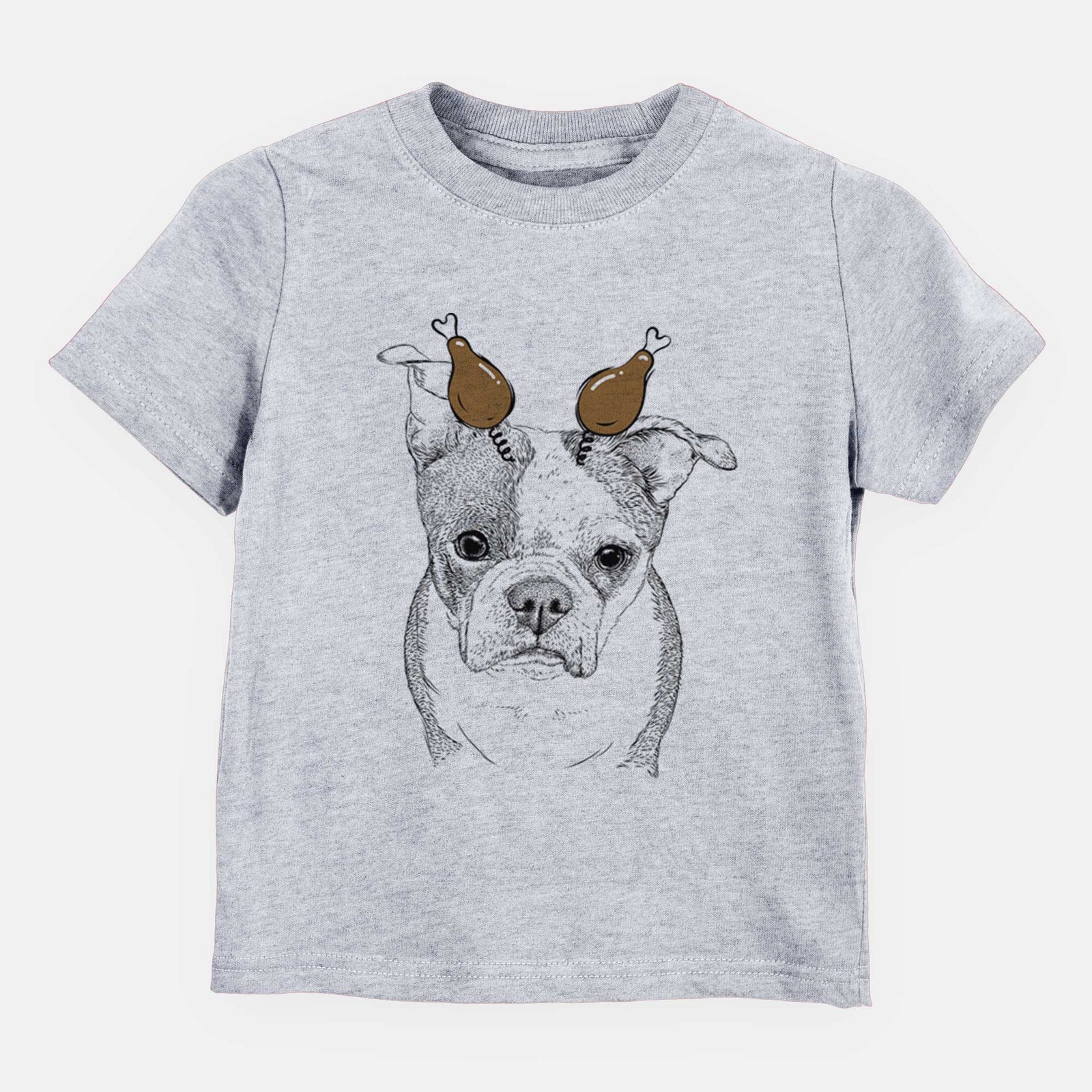 Thanksgiving Bandit the Boston Terrier - Kids/Youth/Toddler Shirt