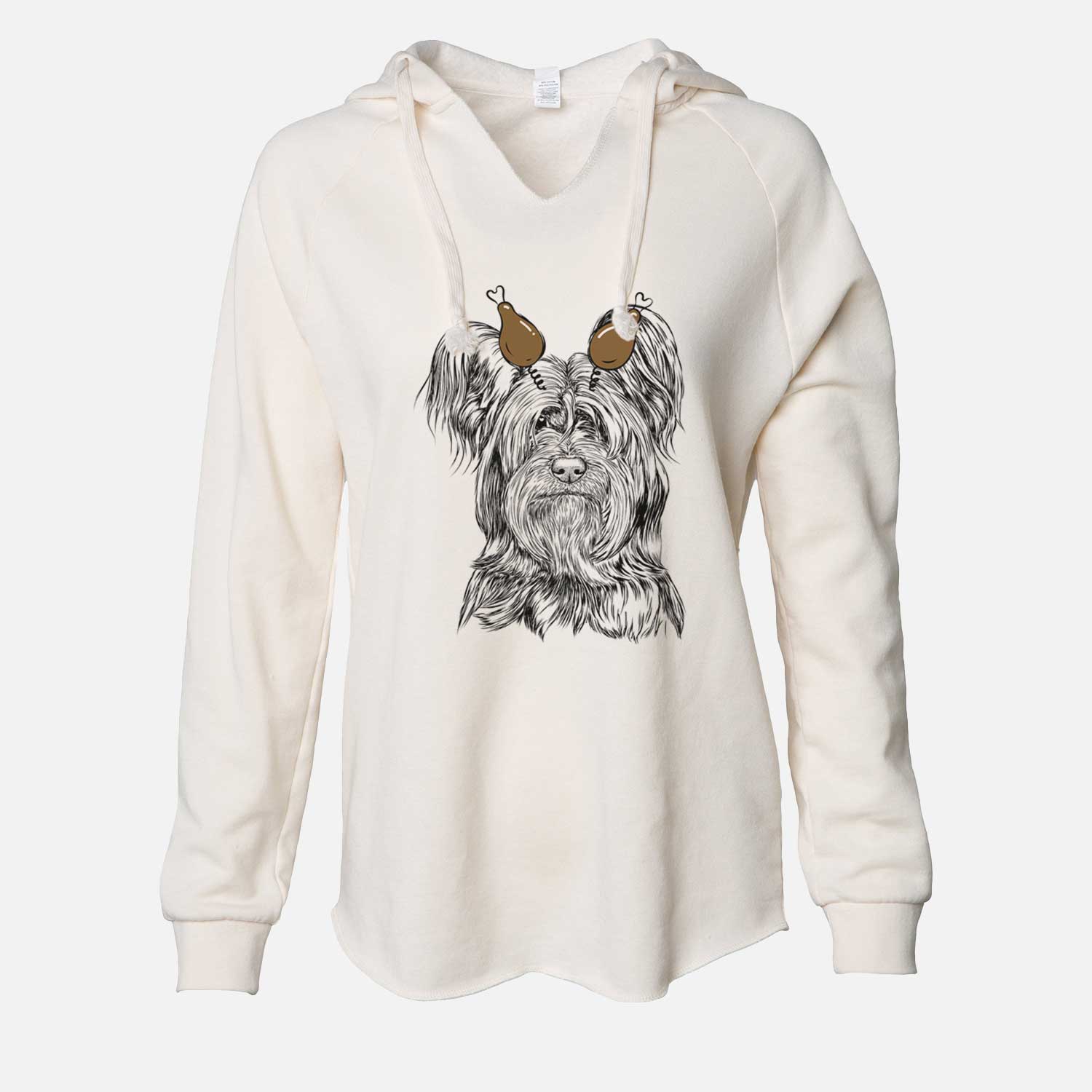 Thanksgiving Bandit the Skye Terrier - Cali Wave Hooded Sweatshirt