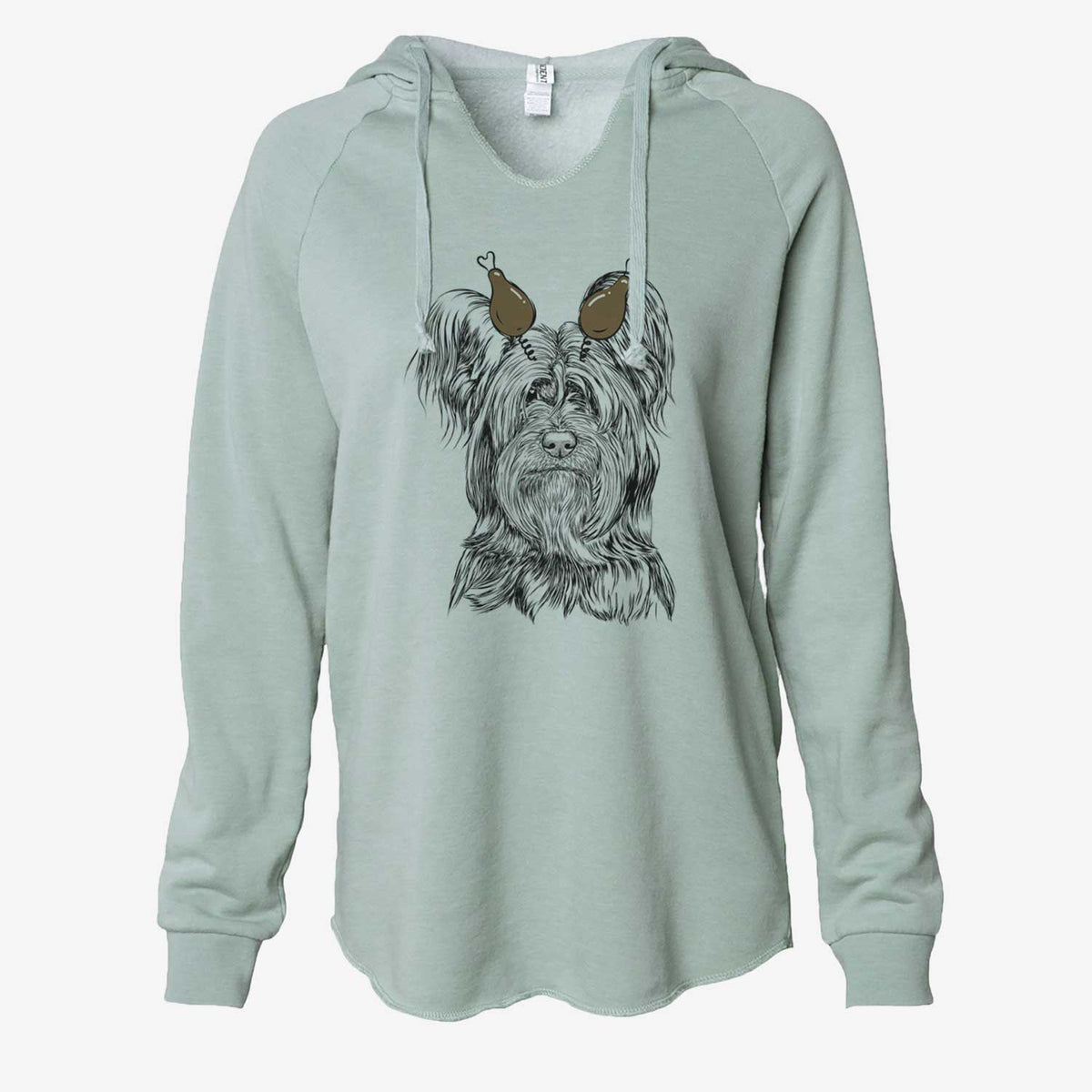 Thanksgiving Bandit the Skye Terrier - Cali Wave Hooded Sweatshirt