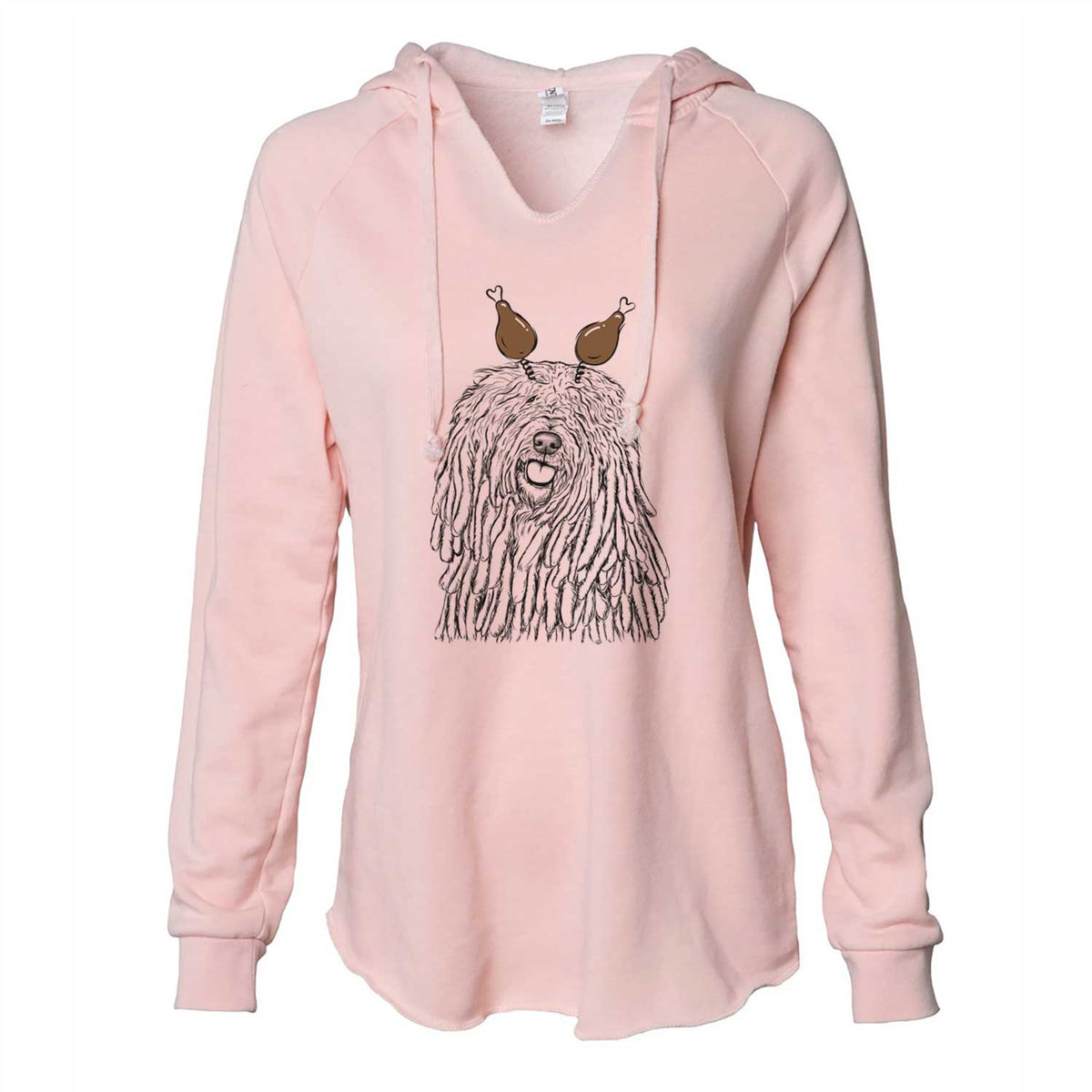 Thanksgiving Barry the Komondor - Cali Wave Hooded Sweatshirt