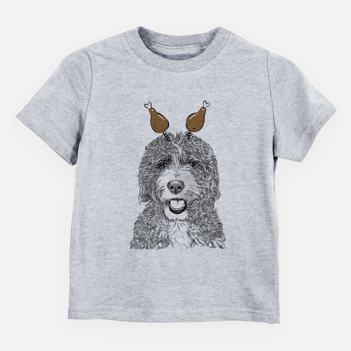 Thanksgiving Bash the Bernedoodle - Kids/Youth/Toddler Shirt