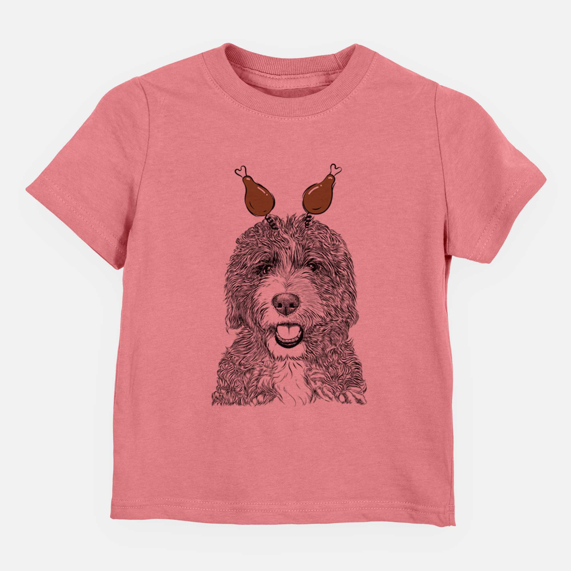 Thanksgiving Bash the Bernedoodle - Kids/Youth/Toddler Shirt