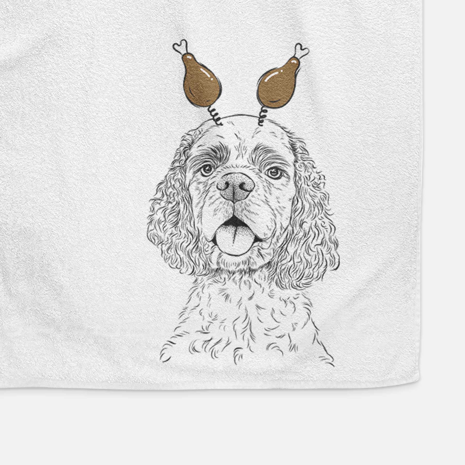 Baxter the American Cocker Spaniel Decorative Hand Towel