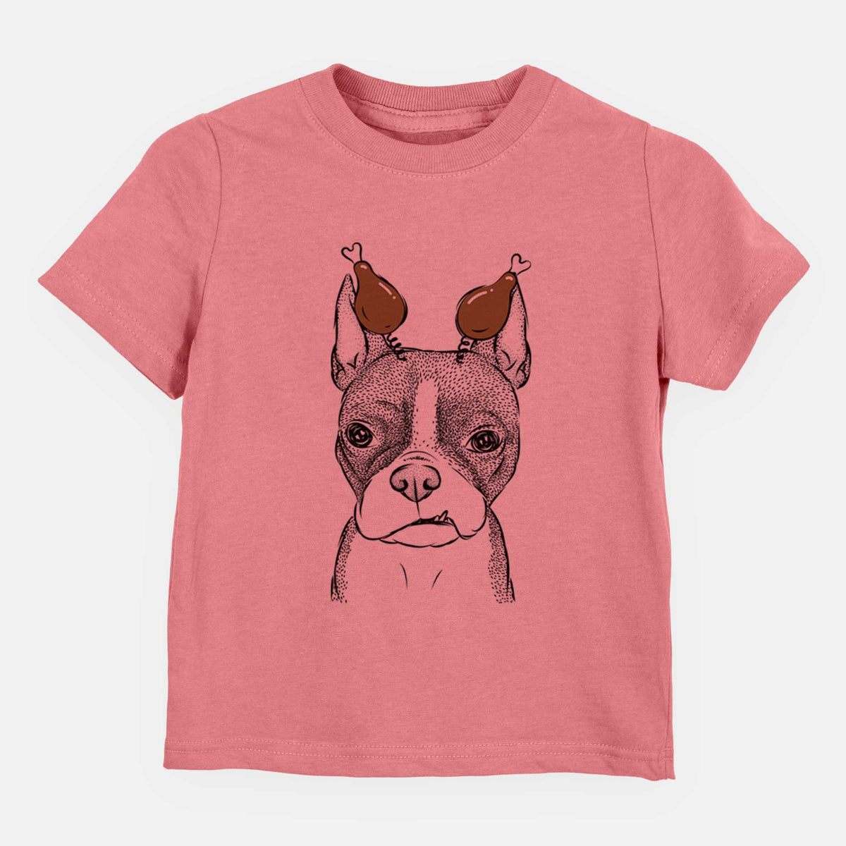 Thanksgiving Bean the Boston Terrier - Kids/Youth/Toddler Shirt