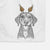 Beaver the Hound Mix Decorative Hand Towel