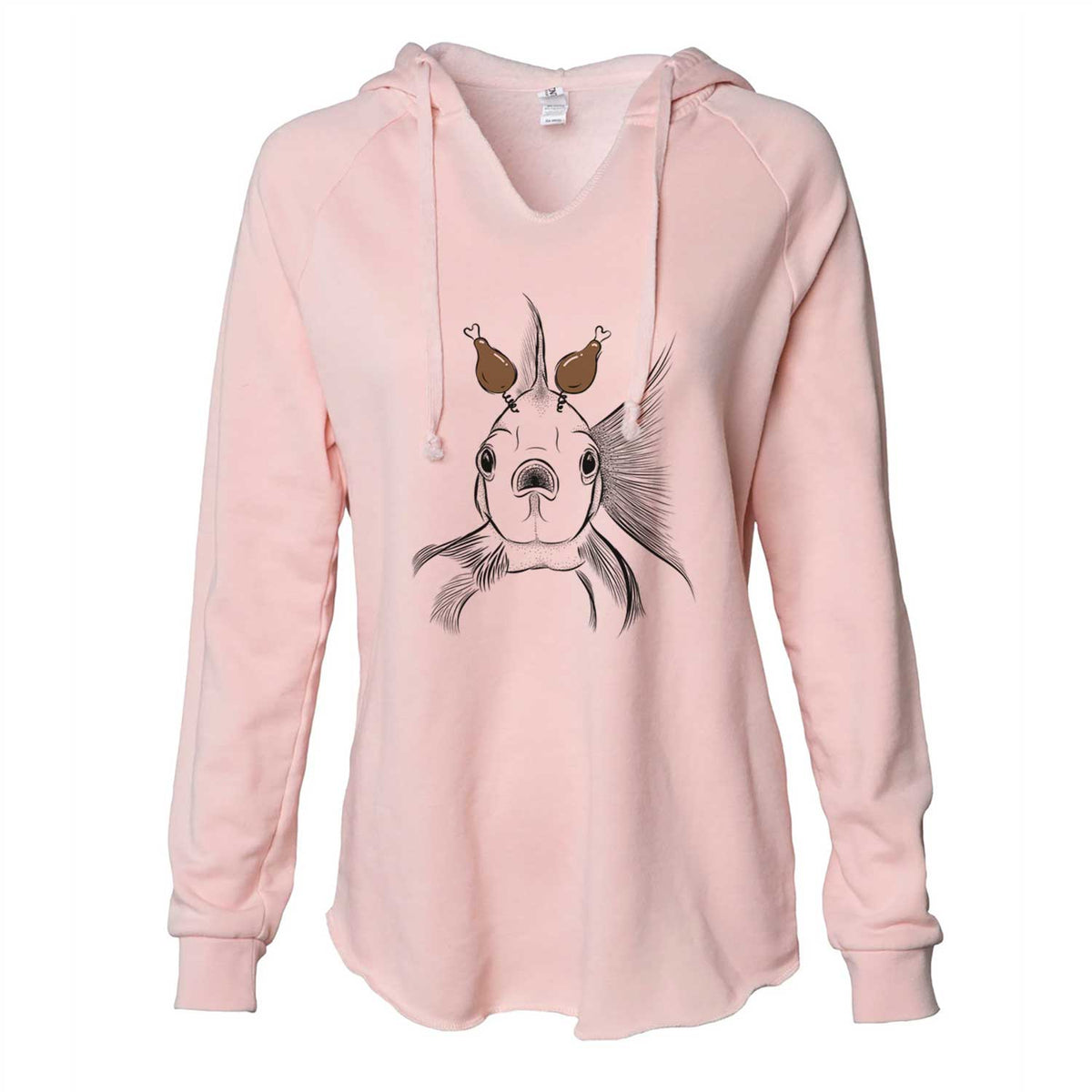 Thanksgiving Beefcake the Goldfish - Cali Wave Hooded Sweatshirt