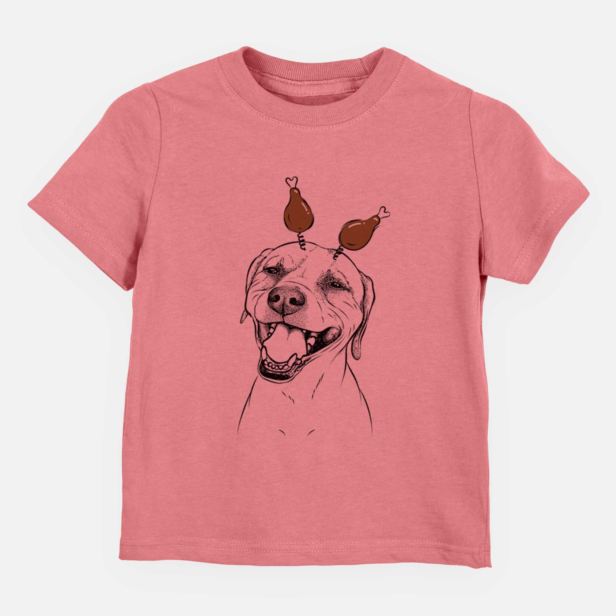 Thanksgiving Beemer the Boxer Pitbull Terrier Mix - Kids/Youth/Toddler Shirt