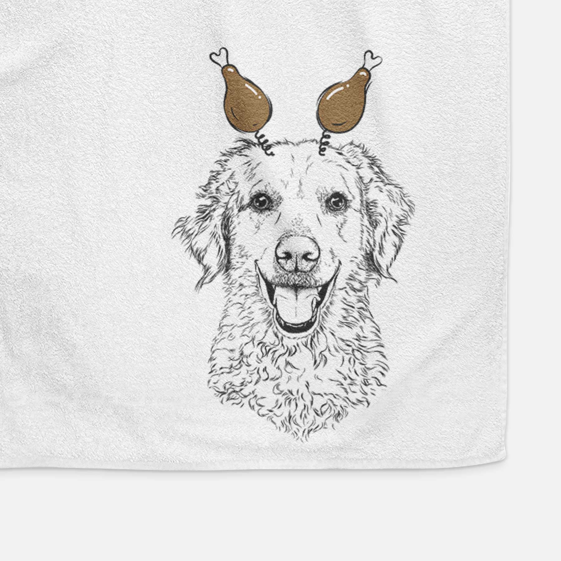 Bella Bean the Goldendoodle Decorative Hand Towel