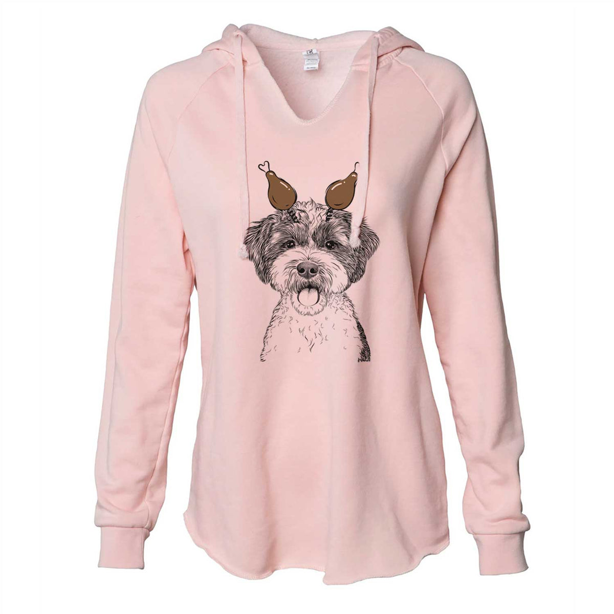 Thanksgiving Bella the Cockapoo - Cali Wave Hooded Sweatshirt