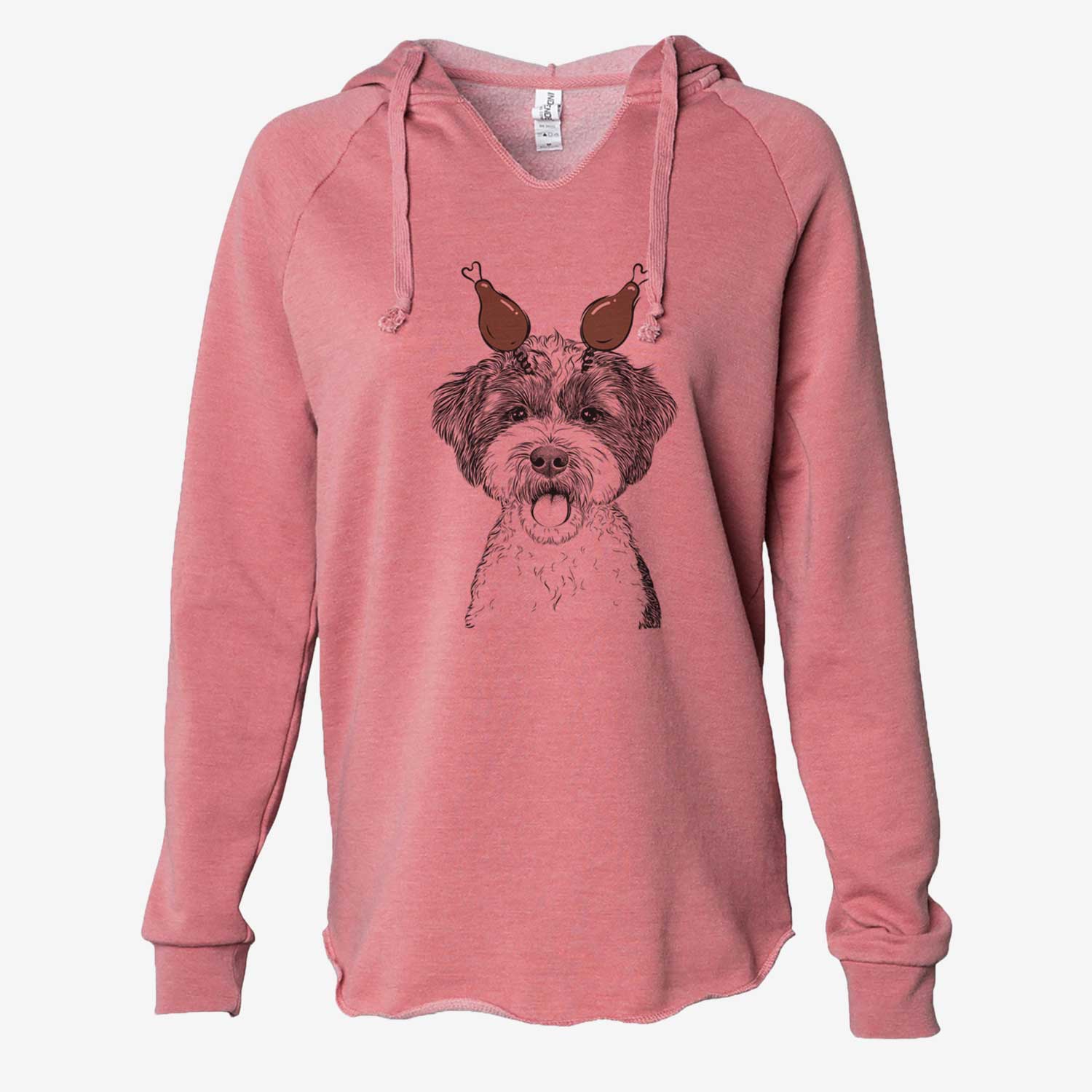 Thanksgiving Bella the Cockapoo - Cali Wave Hooded Sweatshirt