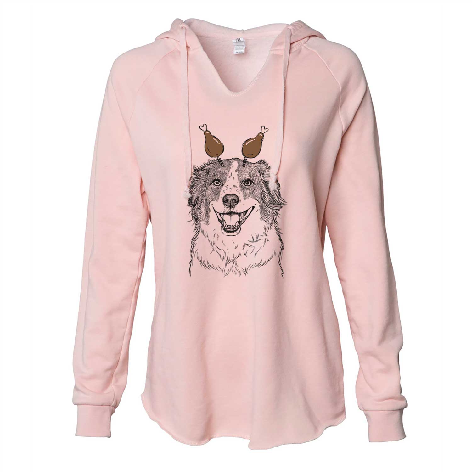 Thanksgiving Belle the Australian Shepherd Mix - Cali Wave Hooded Sweatshirt