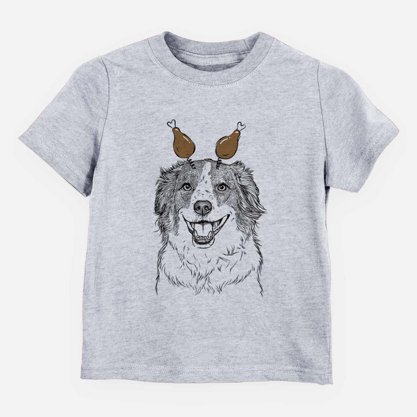 Thanksgiving Belle the Australian Shepherd Mix - Kids/Youth/Toddler Shirt