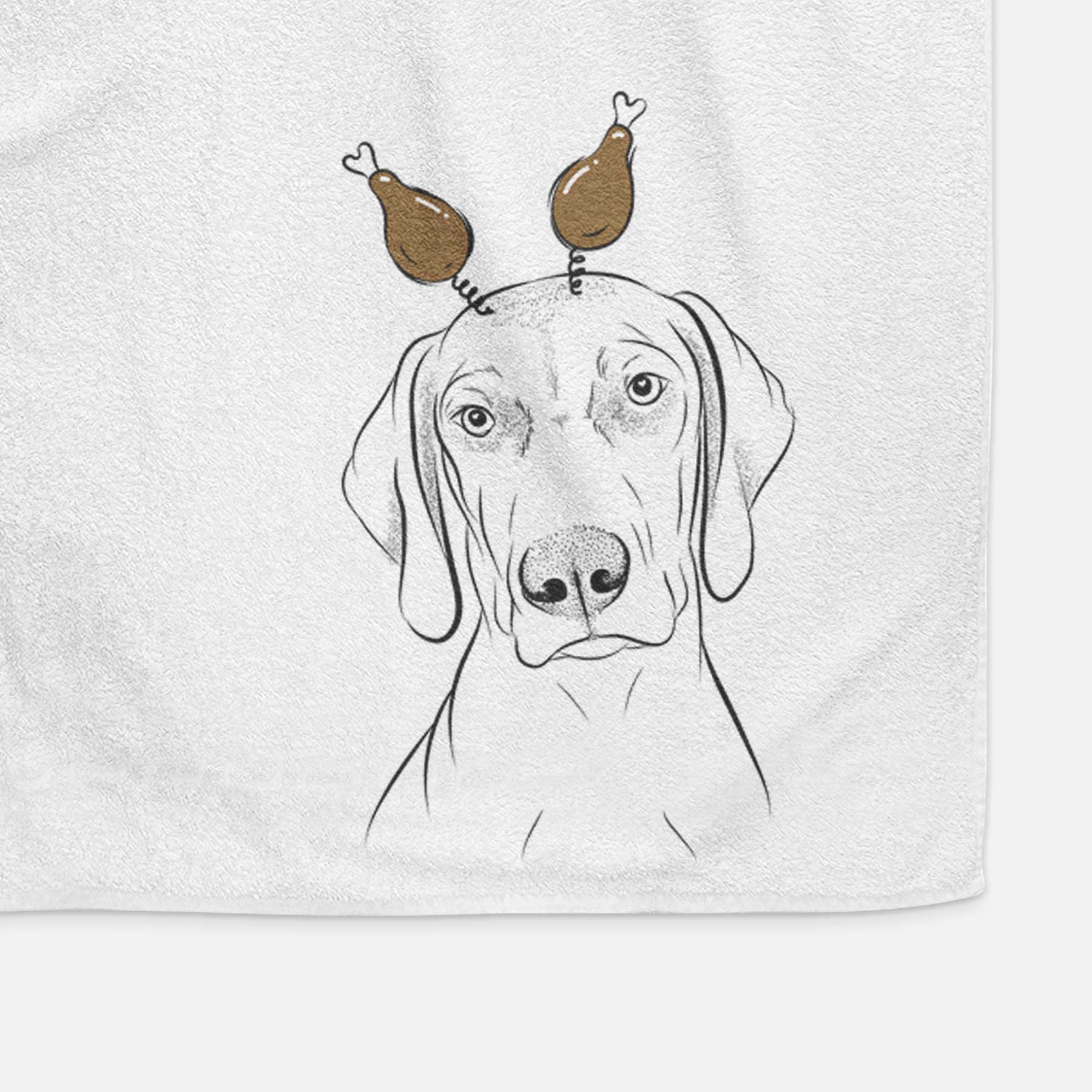 Benelli the Vizsla Decorative Hand Towel