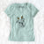 Thanksgiving Benson the English Bulldog - Women's V-neck Shirt