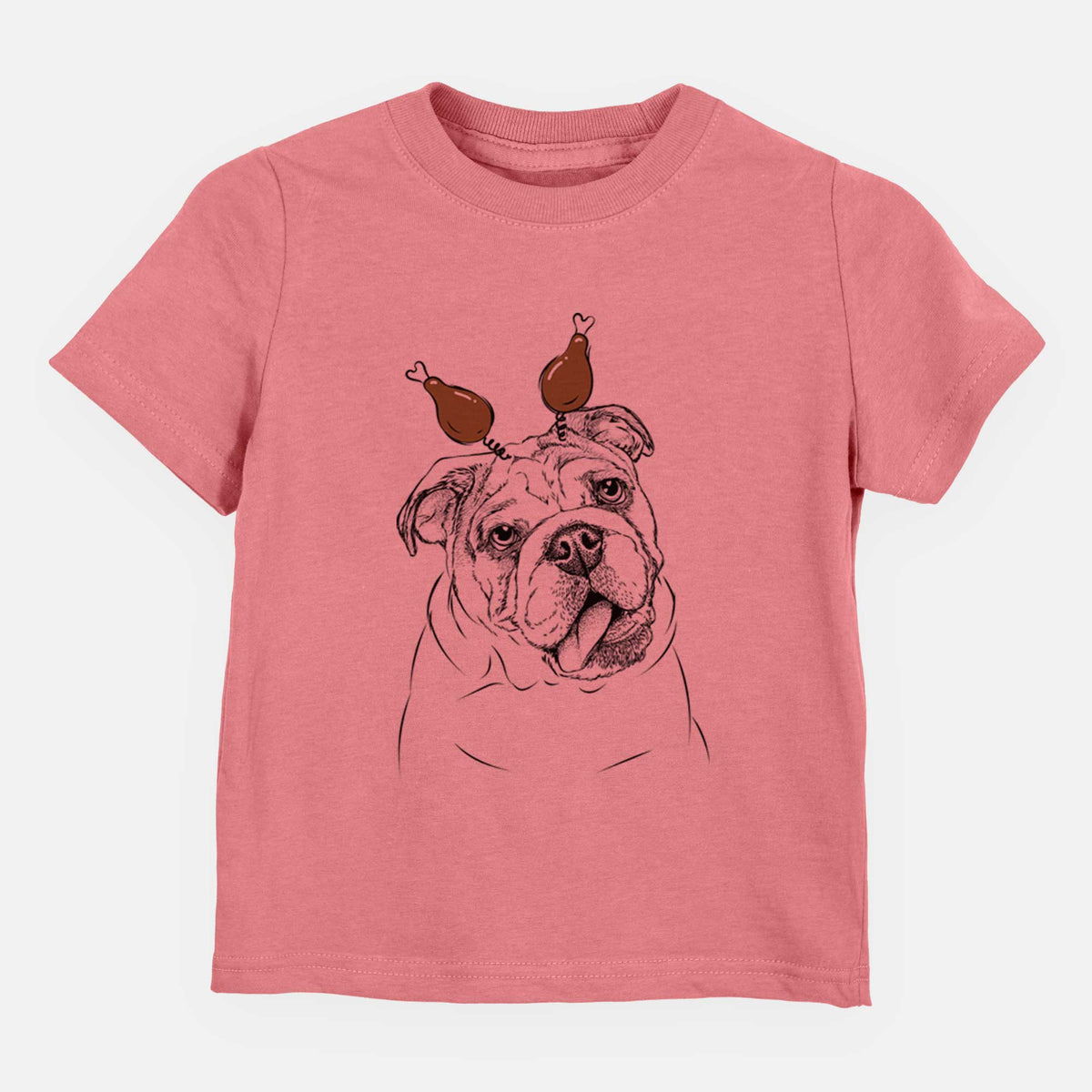 Thanksgiving Benson the English Bulldog - Kids/Youth/Toddler Shirt