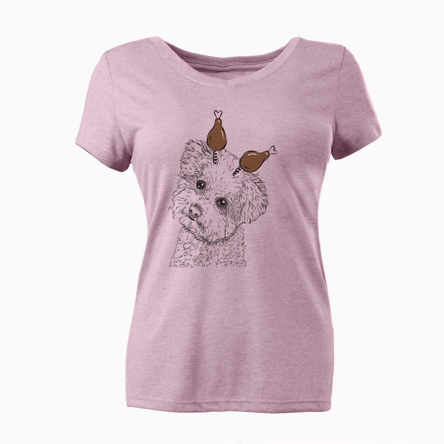 Thanksgiving Bento the Bolognese - Women's V-neck Shirt