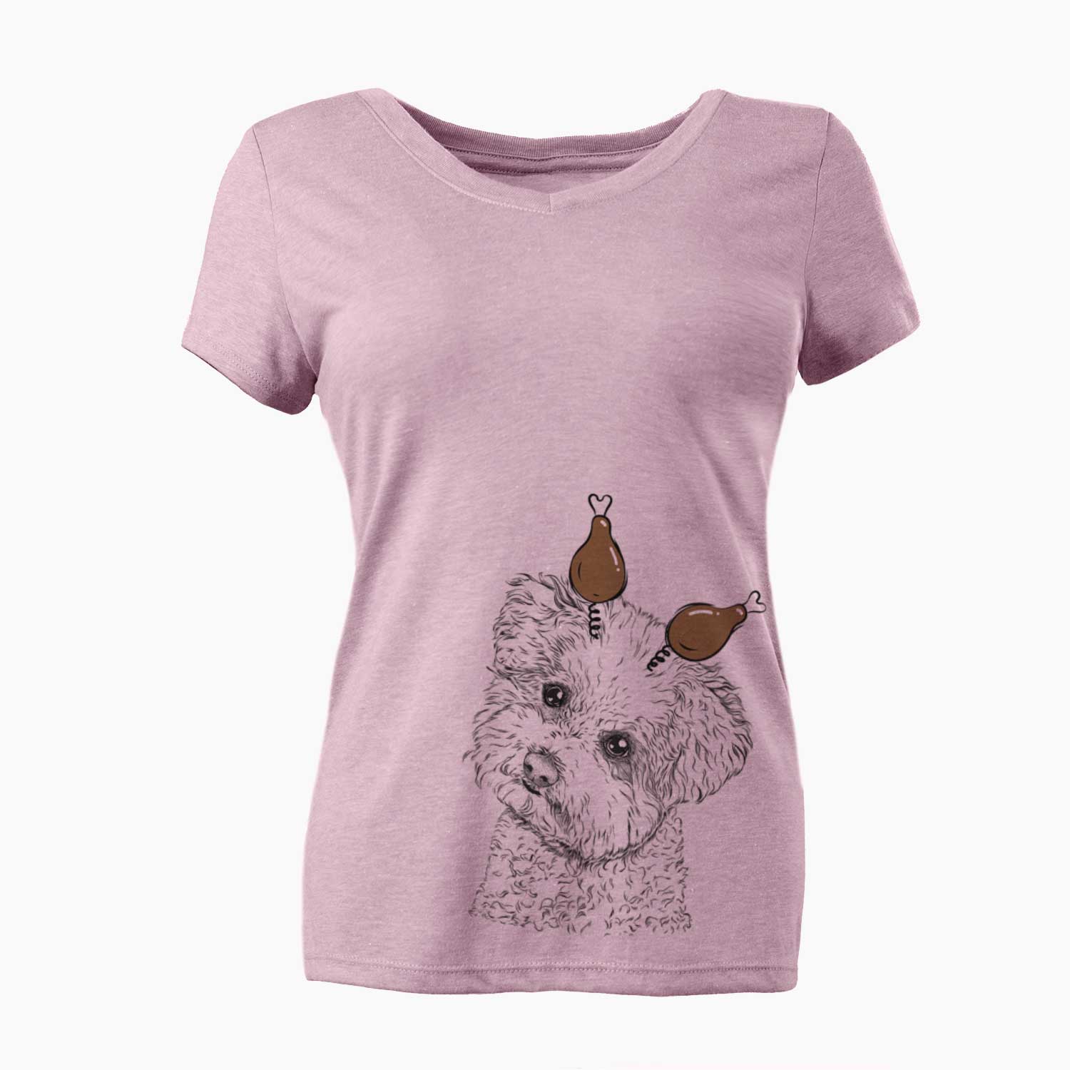 Thanksgiving Bento the Bolognese - Women's V-neck Shirt