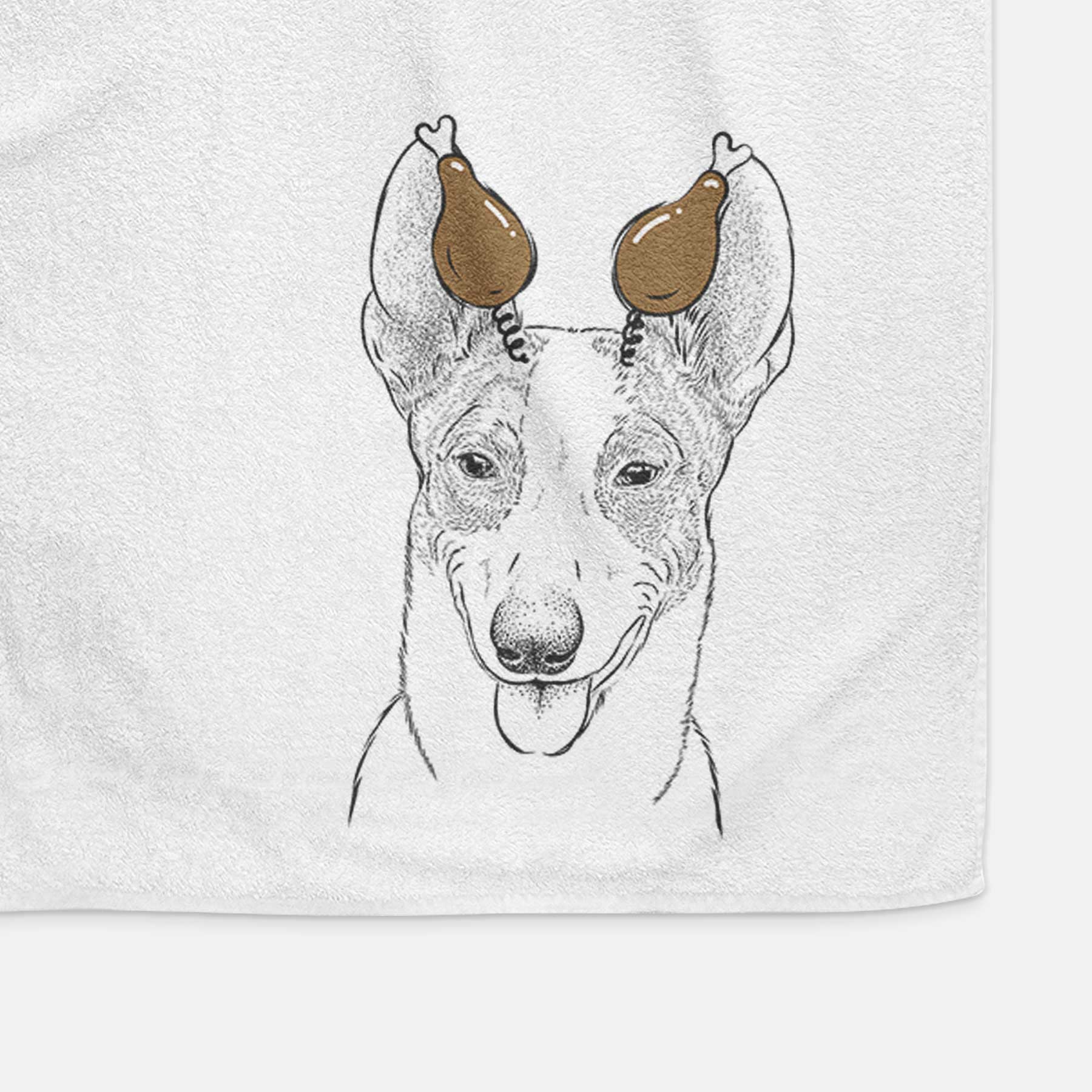 Berlin the Carolina Dog Decorative Hand Towel