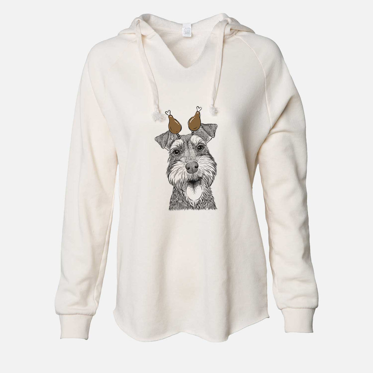 Thanksgiving Bernadette the Mini Schnauzer - Cali Wave Hooded Sweatshirt