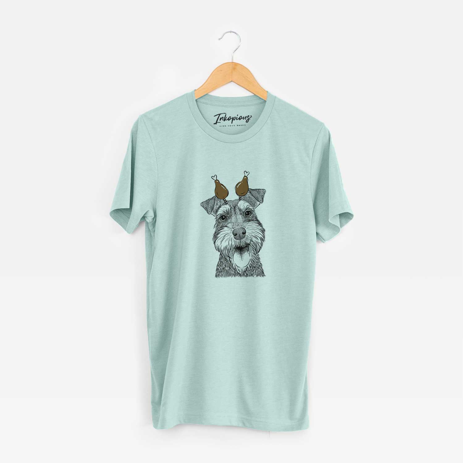 Thanksgiving Bernadette the Mini Schnauzer - Unisex Crewneck