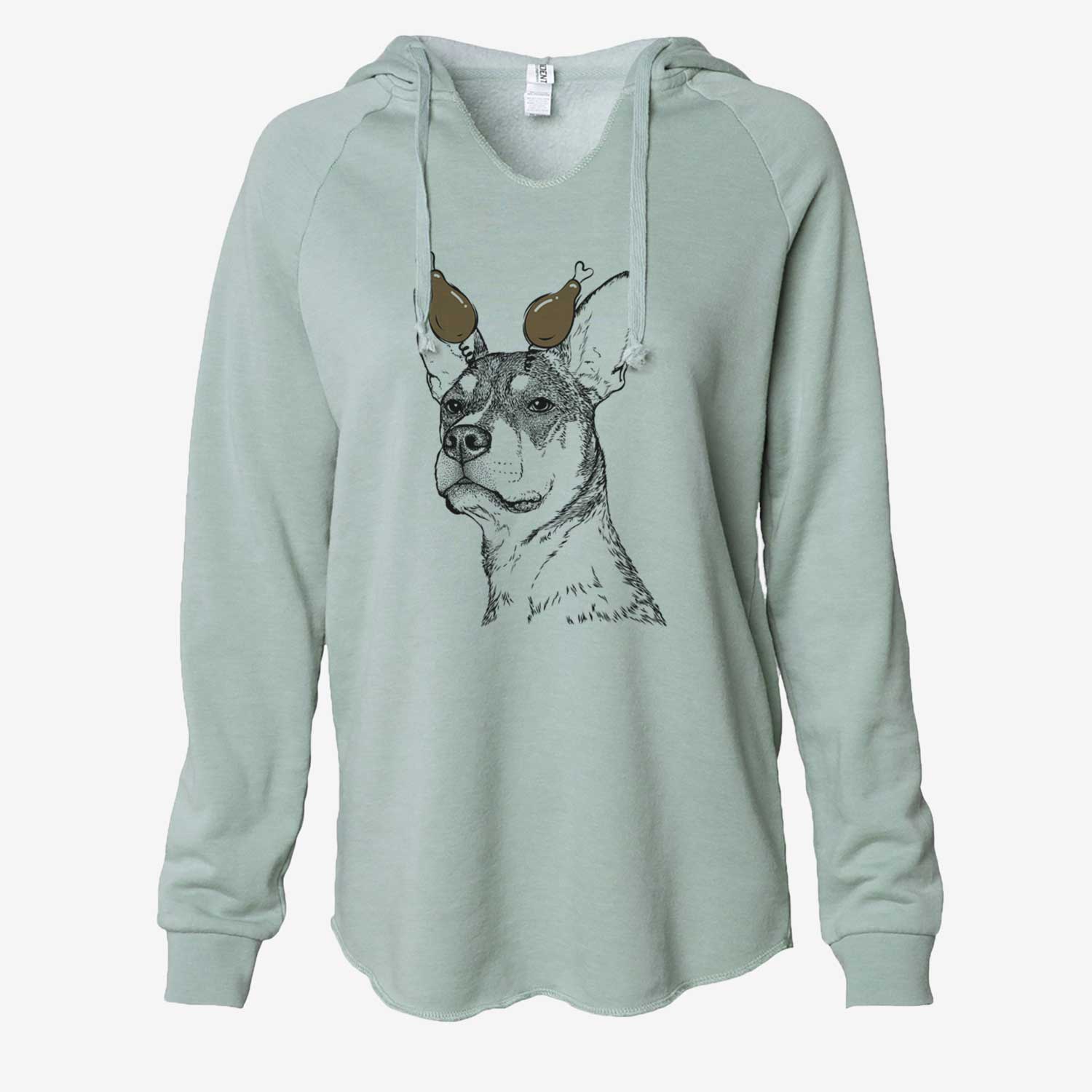 Thanksgiving Bill the Heeler Mix - Cali Wave Hooded Sweatshirt