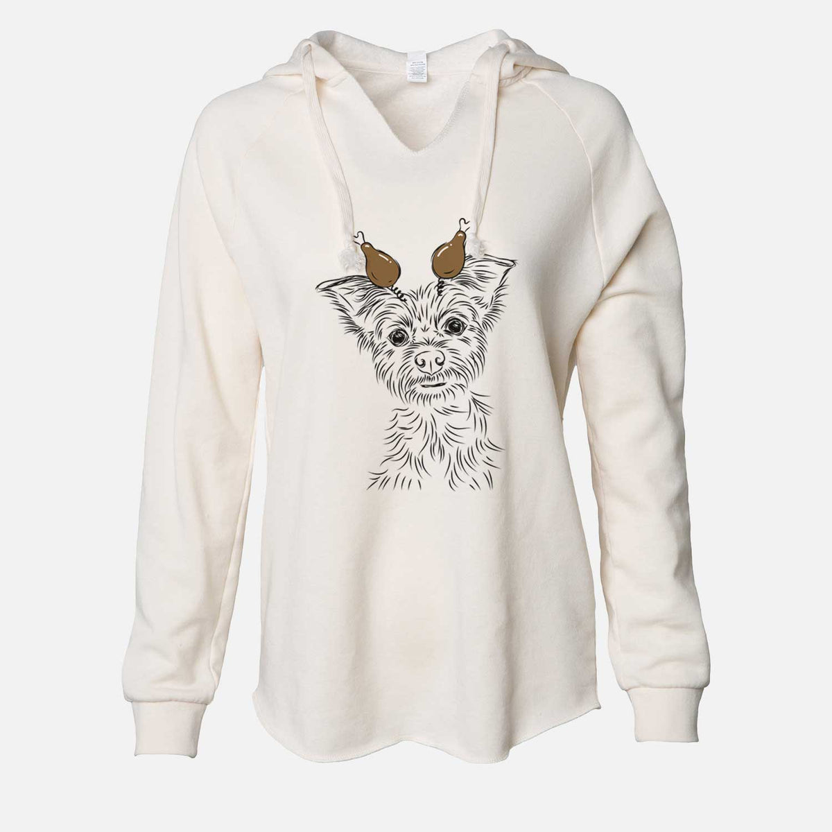 Thanksgiving Bingo the Yorkshire Terrier - Cali Wave Hooded Sweatshirt