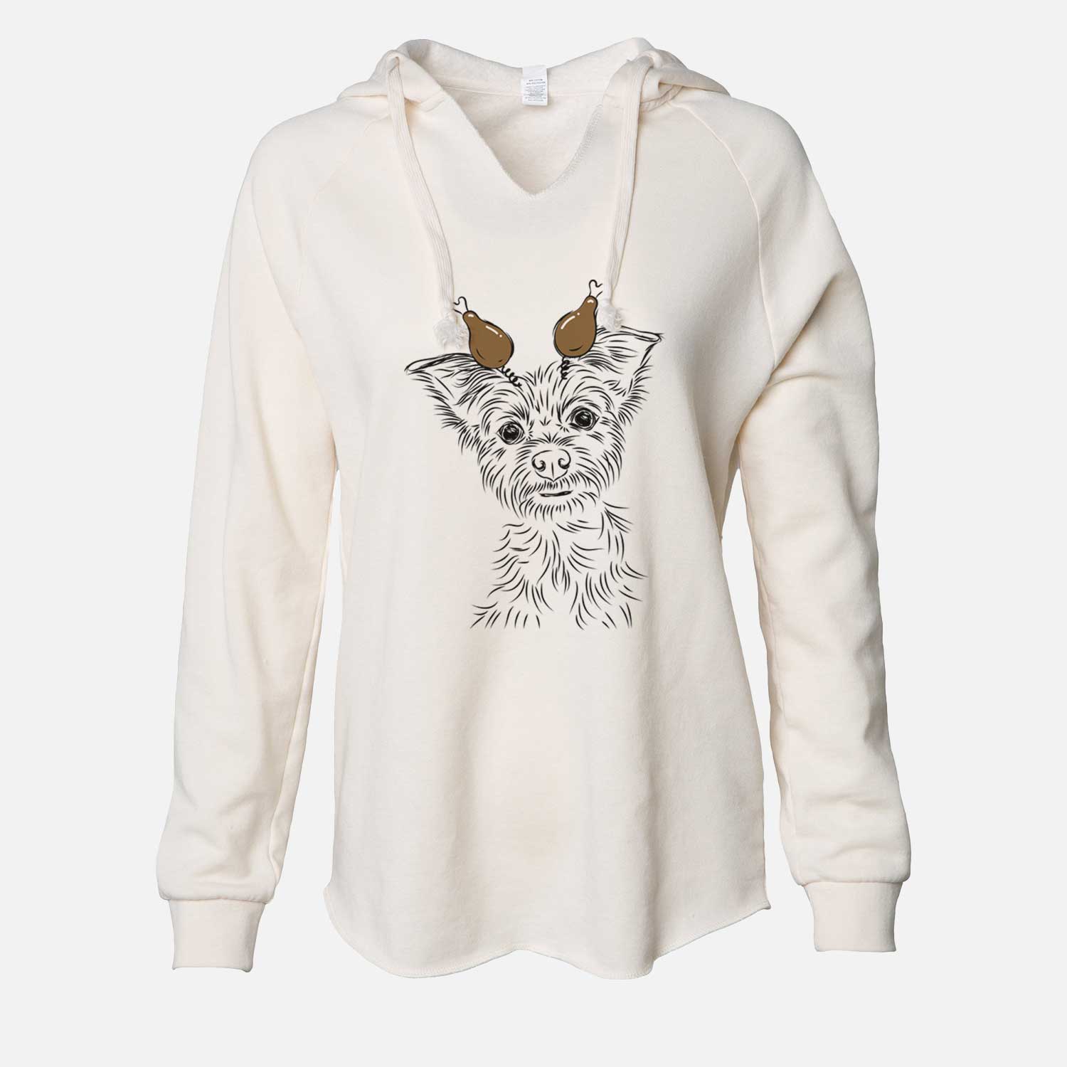 Thanksgiving Bingo the Yorkshire Terrier - Cali Wave Hooded Sweatshirt