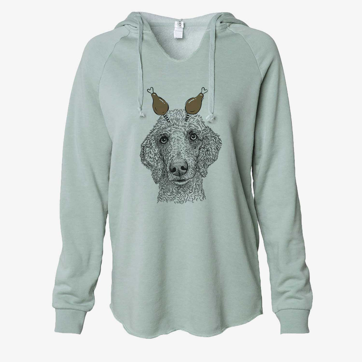 Thanksgiving Blossom the Poodle - Cali Wave Hooded Sweatshirt