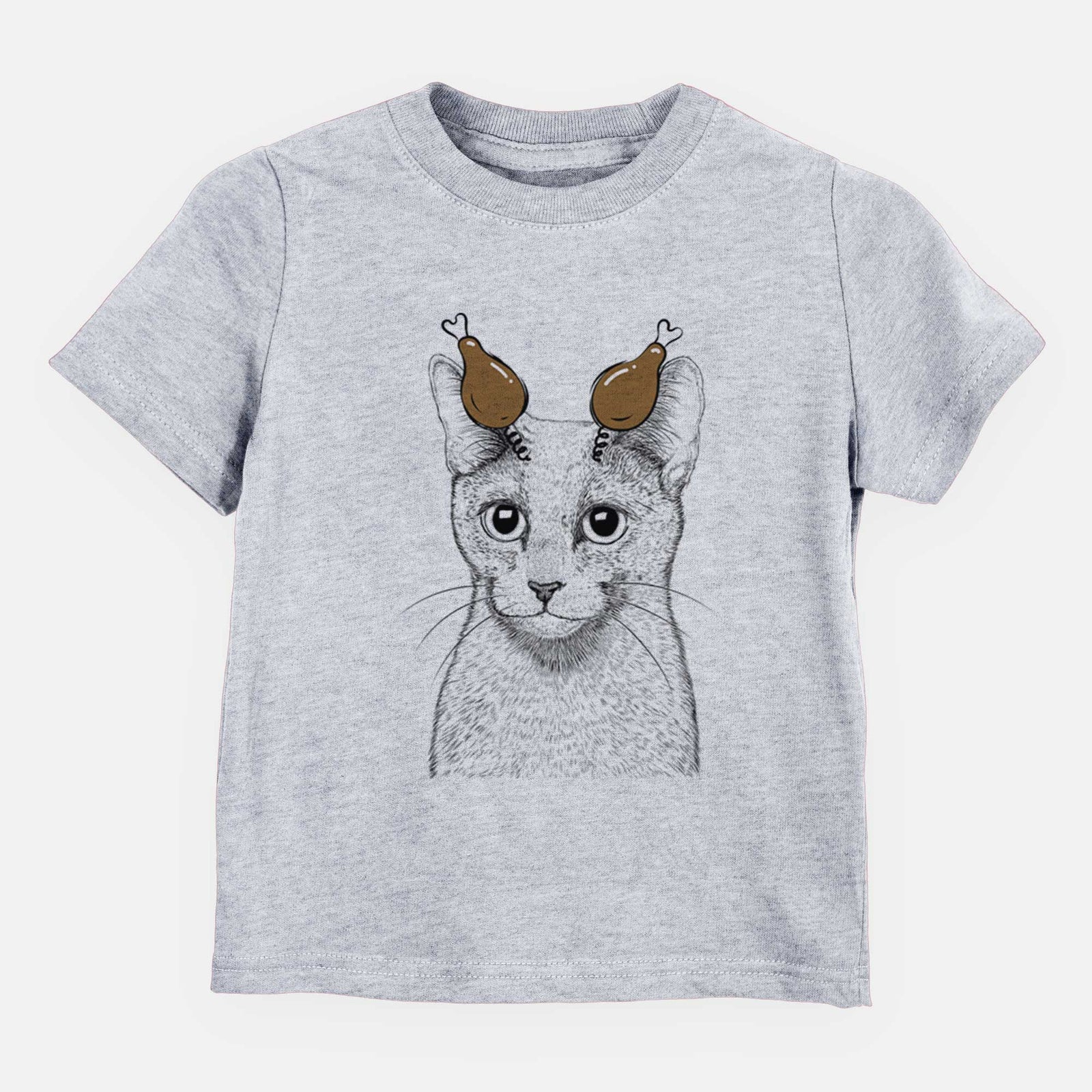 Thanksgiving Blue the Russsian Blue Cat - Kids/Youth/Toddler Shirt