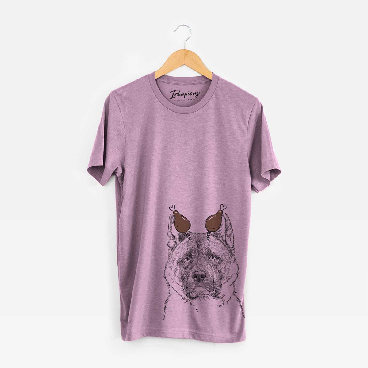 Thanksgiving Bo the American Akita - Unisex Crewneck
