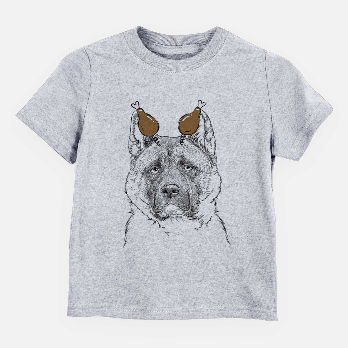 Thanksgiving Bo the American Akita - Kids/Youth/Toddler Shirt