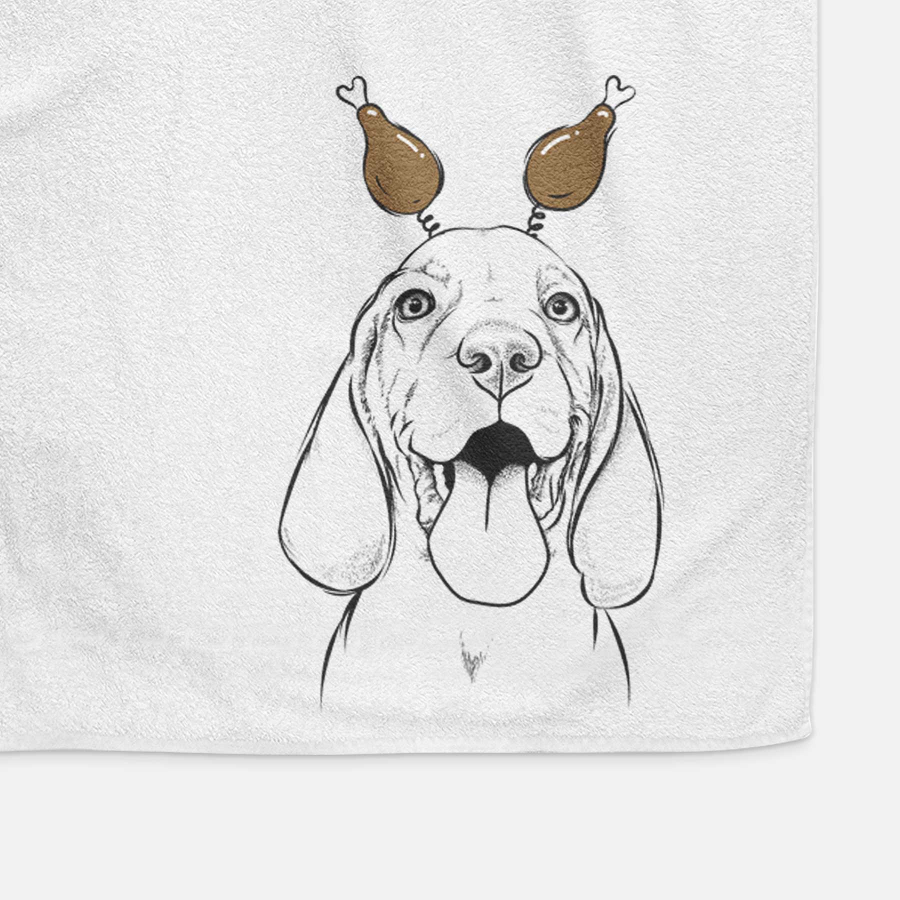 Bodi the Vizsla Decorative Hand Towel