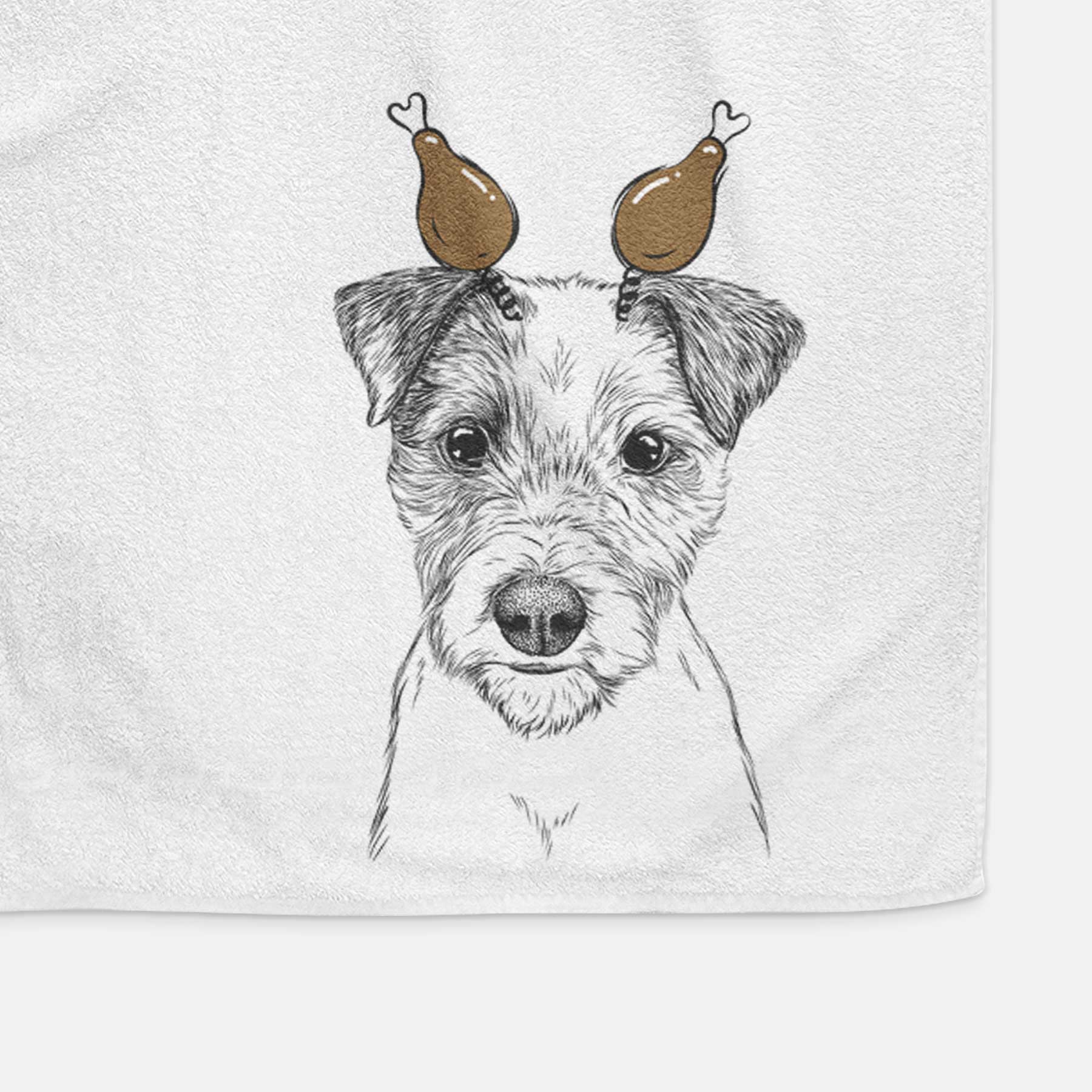 Bogart the Parson Russell Terrier Decorative Hand Towel