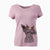 Thanksgiving Boodles the Schnauzer Mix - Women's V-neck Shirt